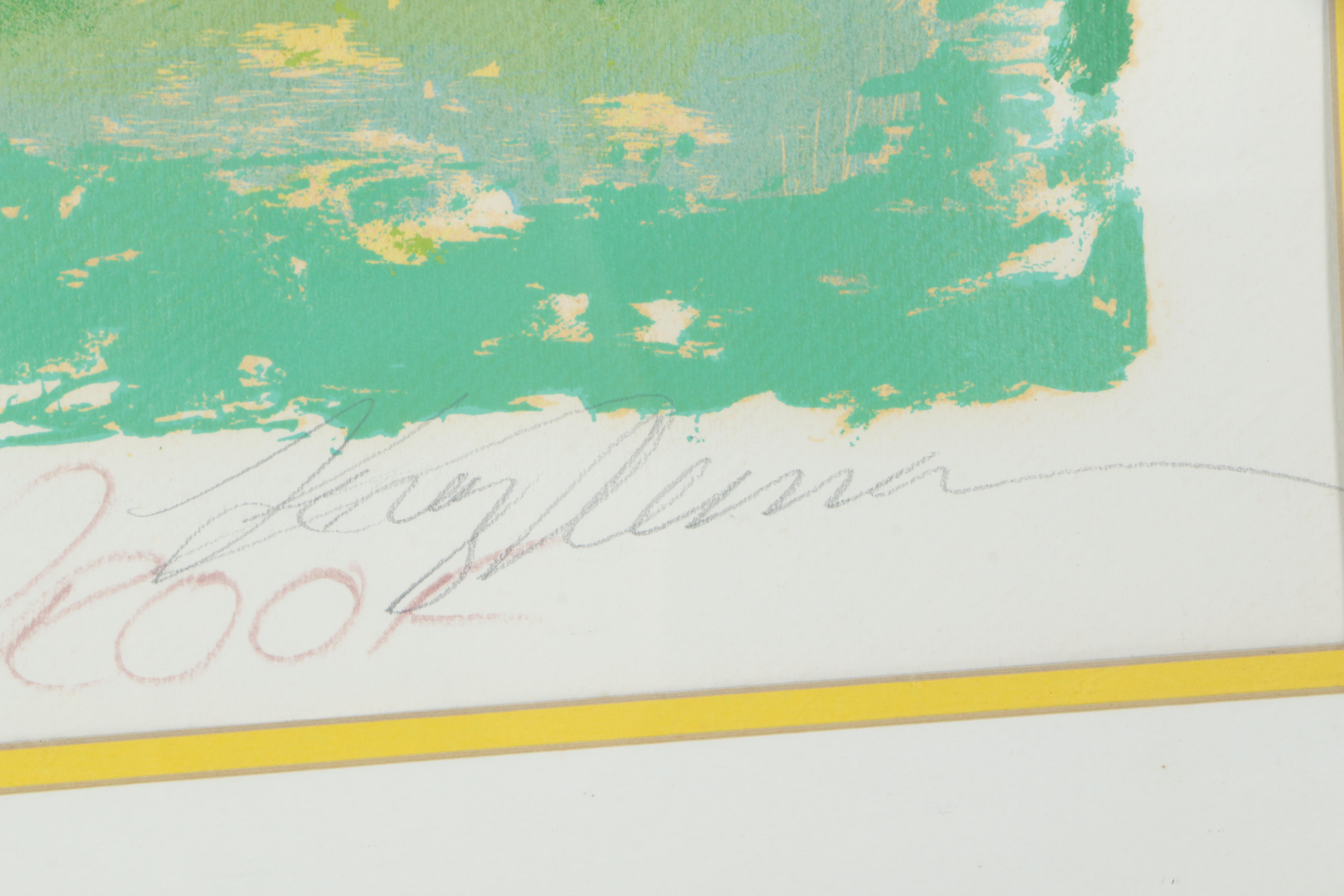 LeRoy Neiman Artist Proof Serigraph "Fox Hunt"