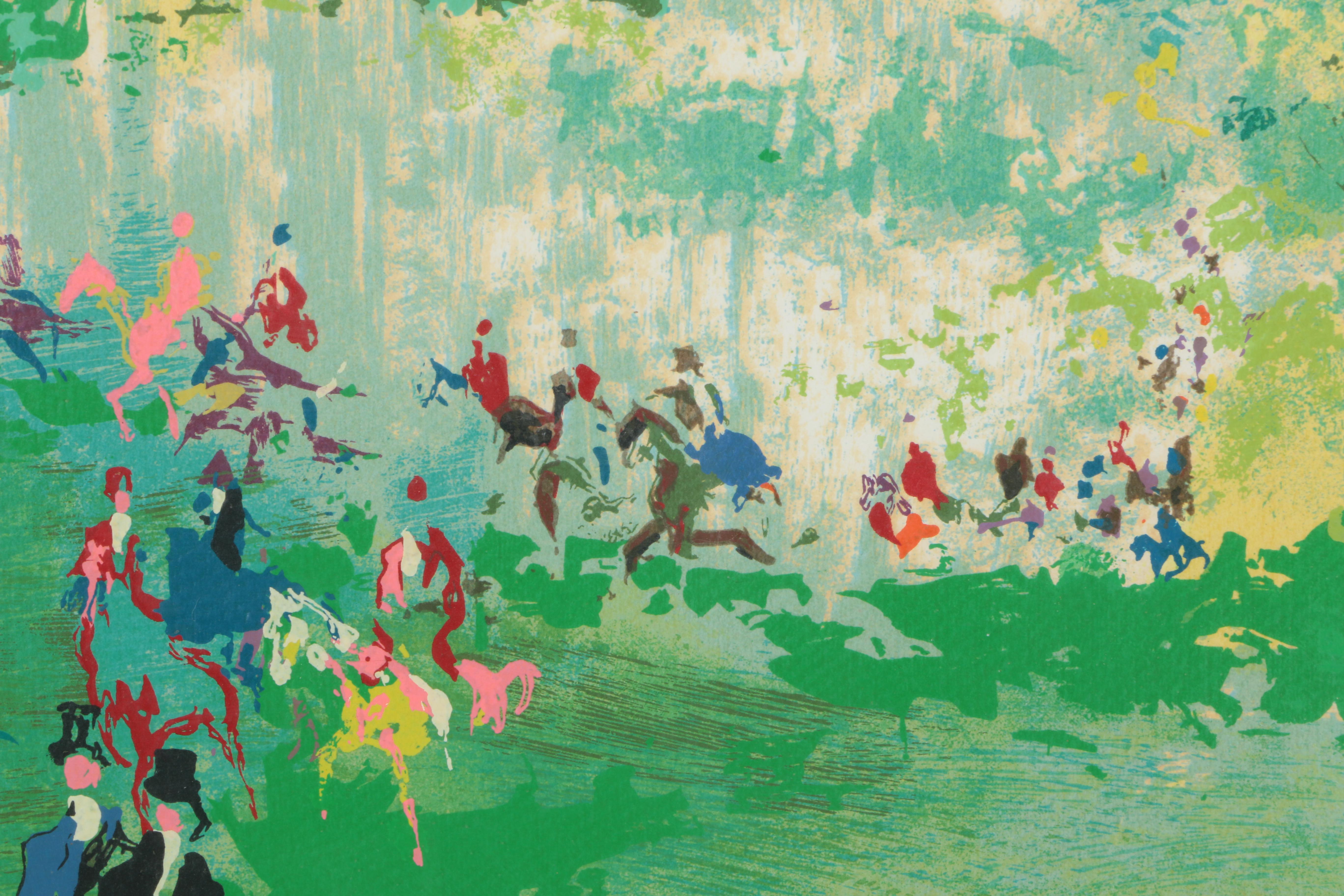 LeRoy Neiman Artist Proof Serigraph "Fox Hunt"