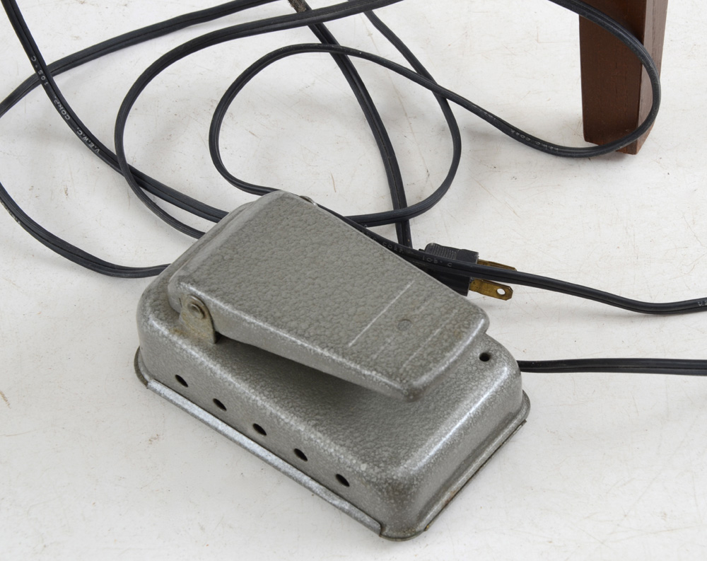 Sears-Kenmore Midcentury Vintage Sewing Machine with Cabinet