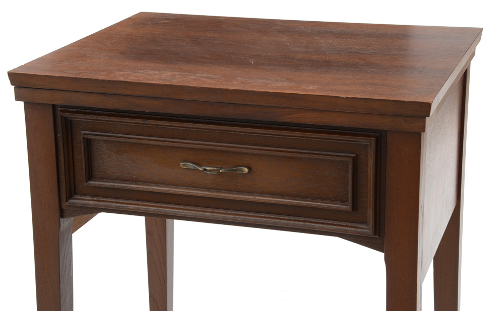 Sears-Kenmore Midcentury Vintage Sewing Machine with Cabinet