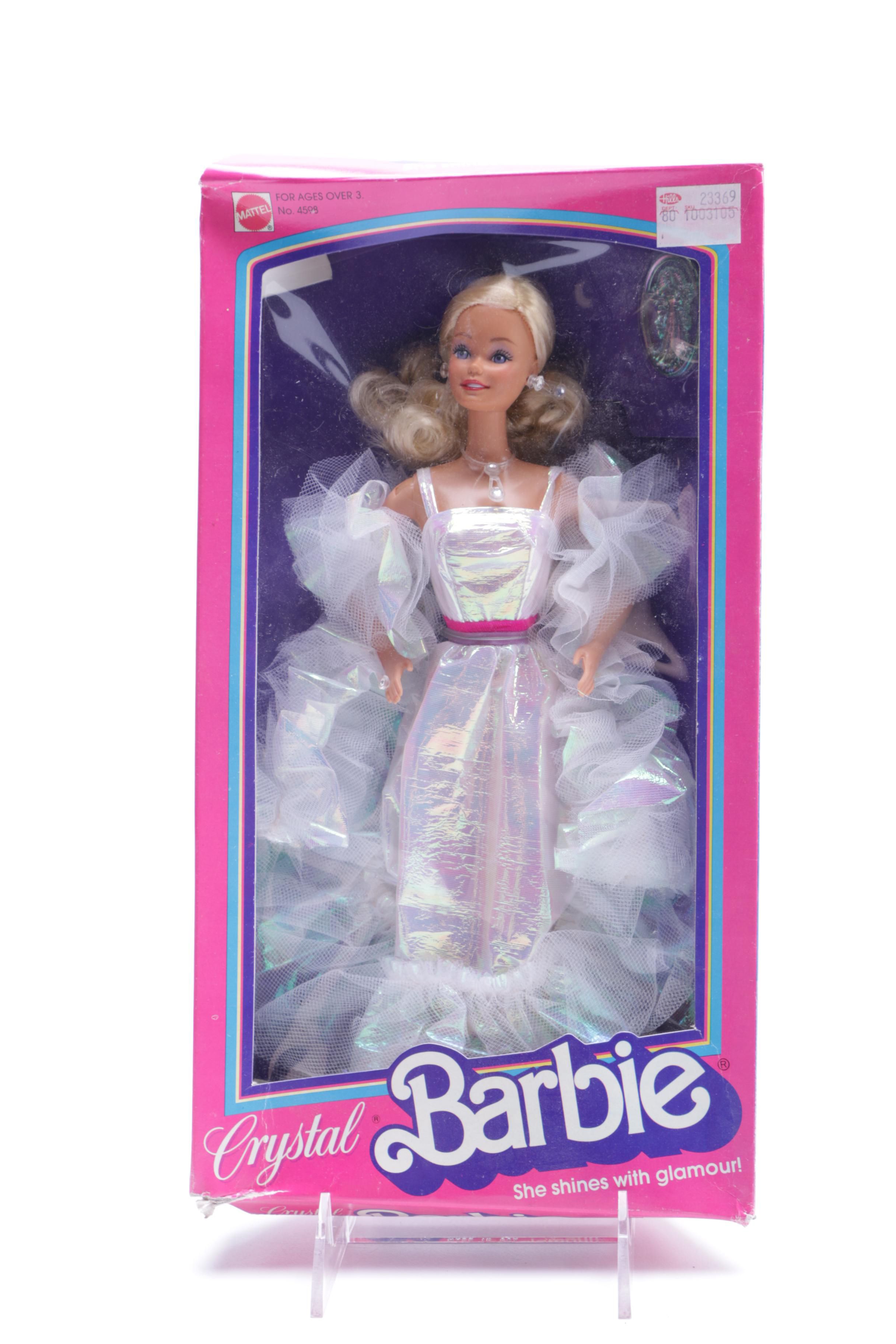 Barbie Dolls Including "Crystal" and "Peaches 'n Cream"