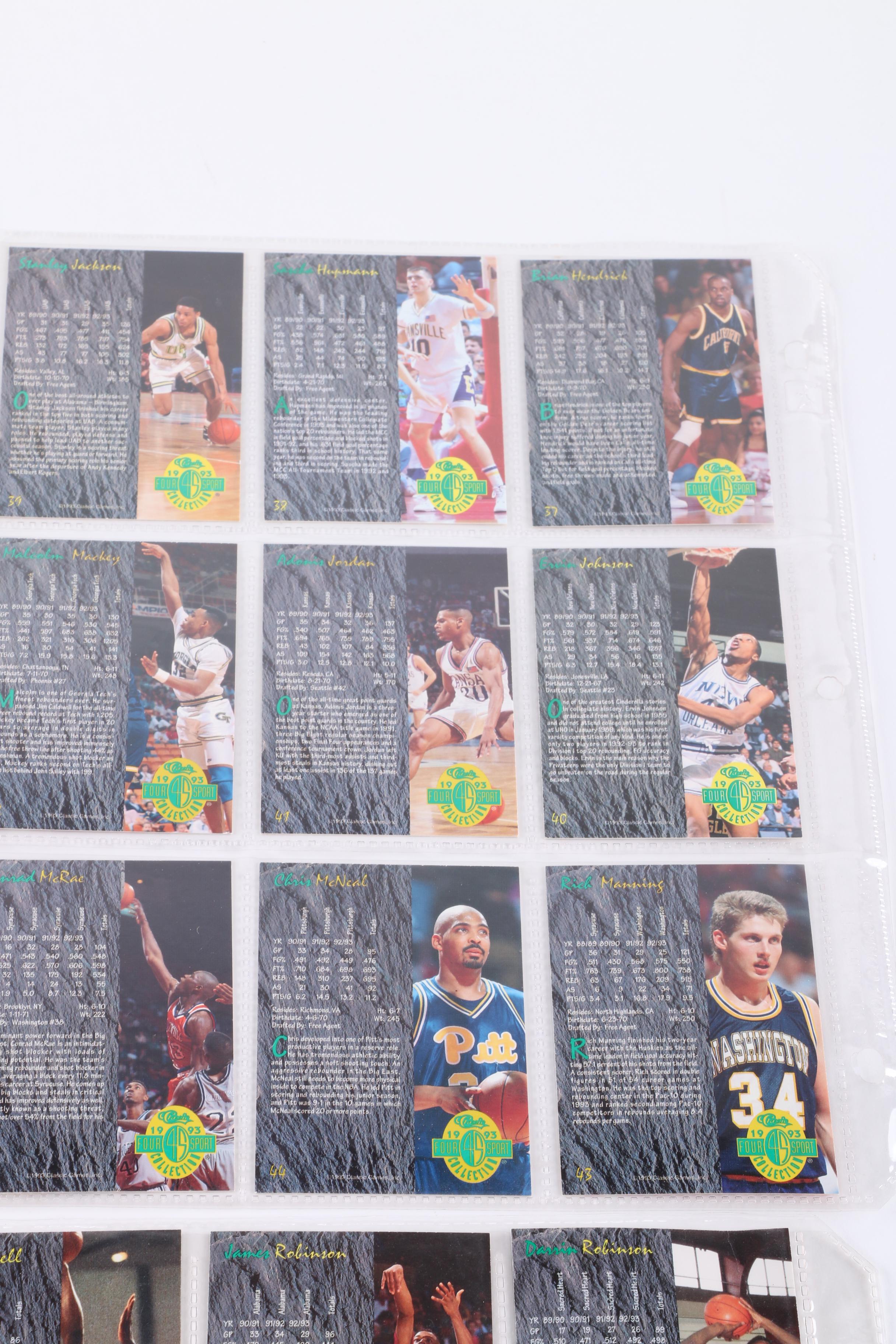 Collection of 1993 Four Sport Classics Trading Cards
