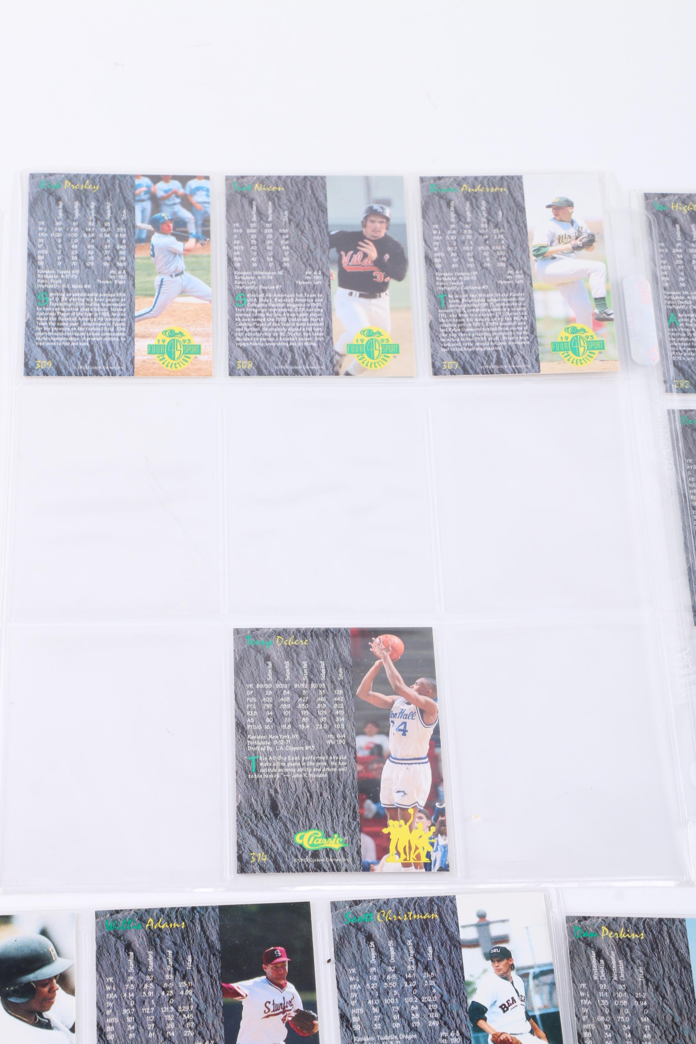 Collection of 1993 Four Sport Classics Trading Cards
