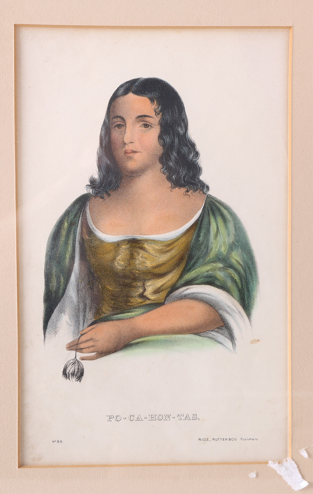 McKenney and Hall Lithographs From "History of The Indian Tribes of North America"