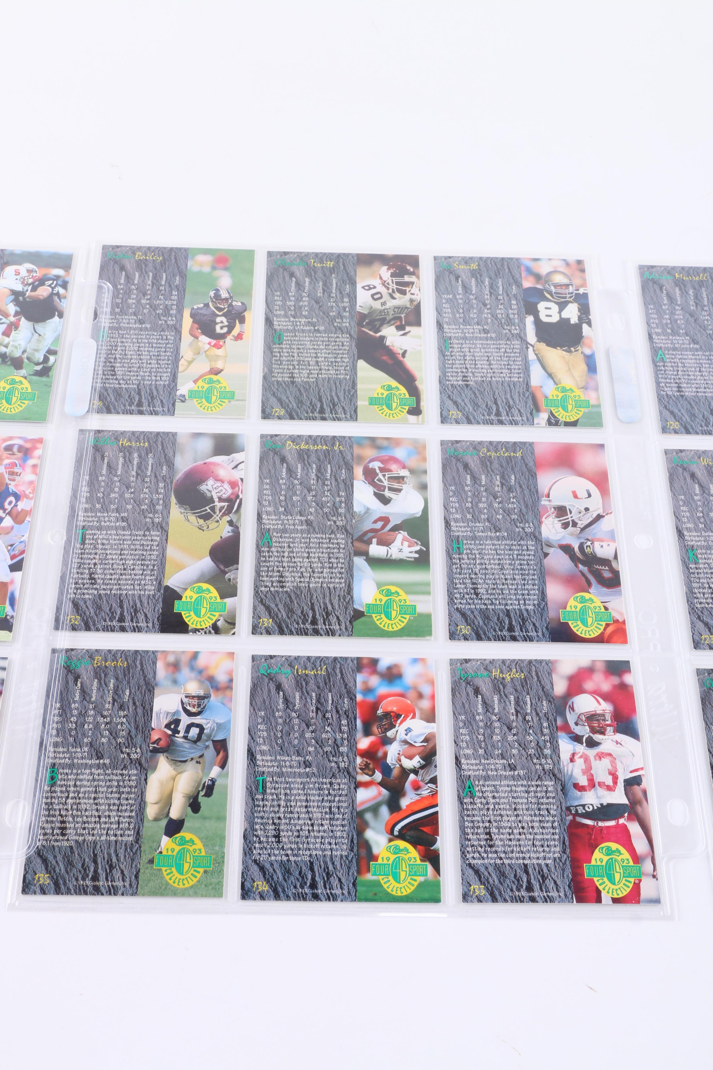 Collection of 1993 Four Sport Classics Trading Cards