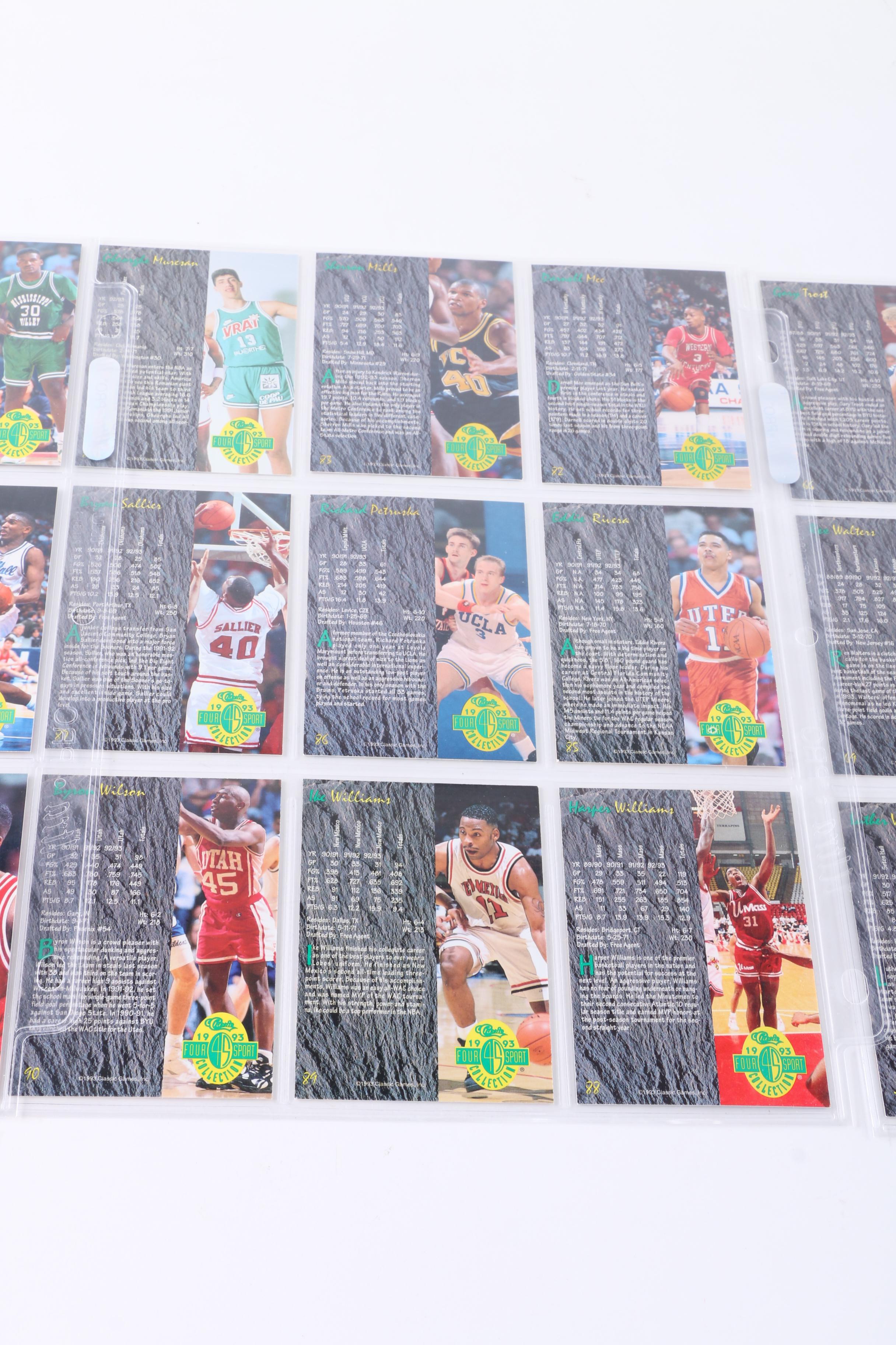 Collection of 1993 Four Sport Classics Trading Cards