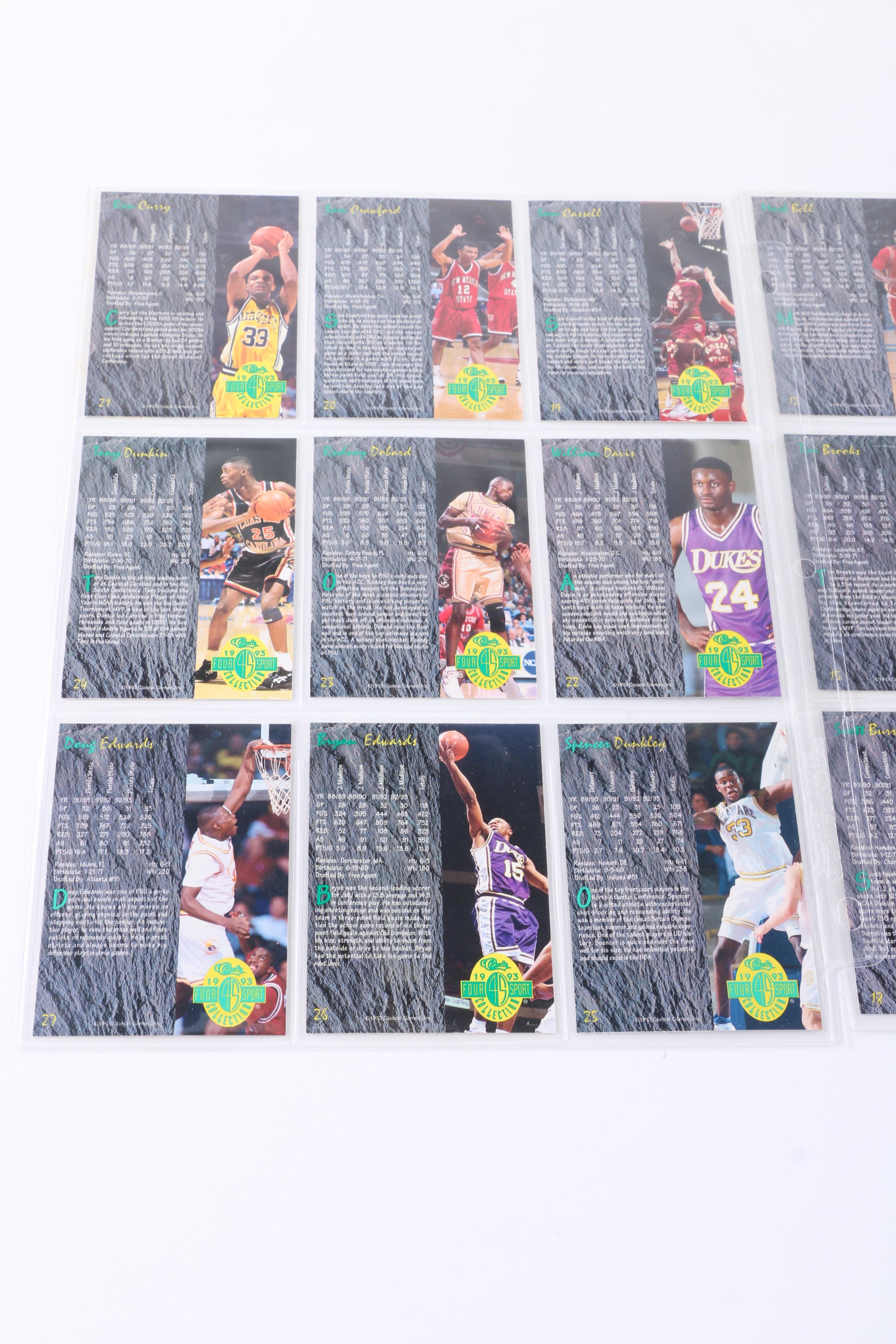 Collection of 1993 Four Sport Classics Trading Cards