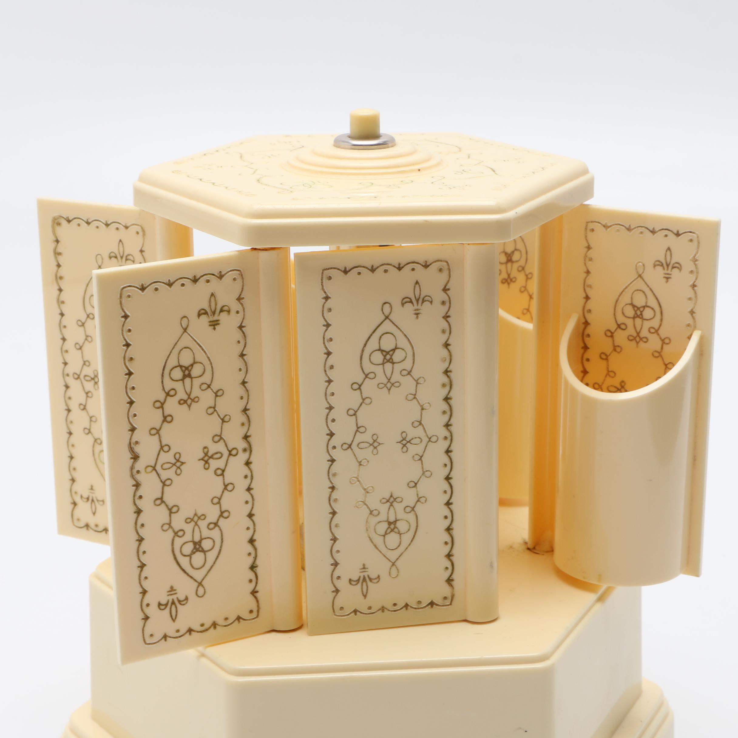 The Roundelay 1950's Cigarette Dispenser Music Box
