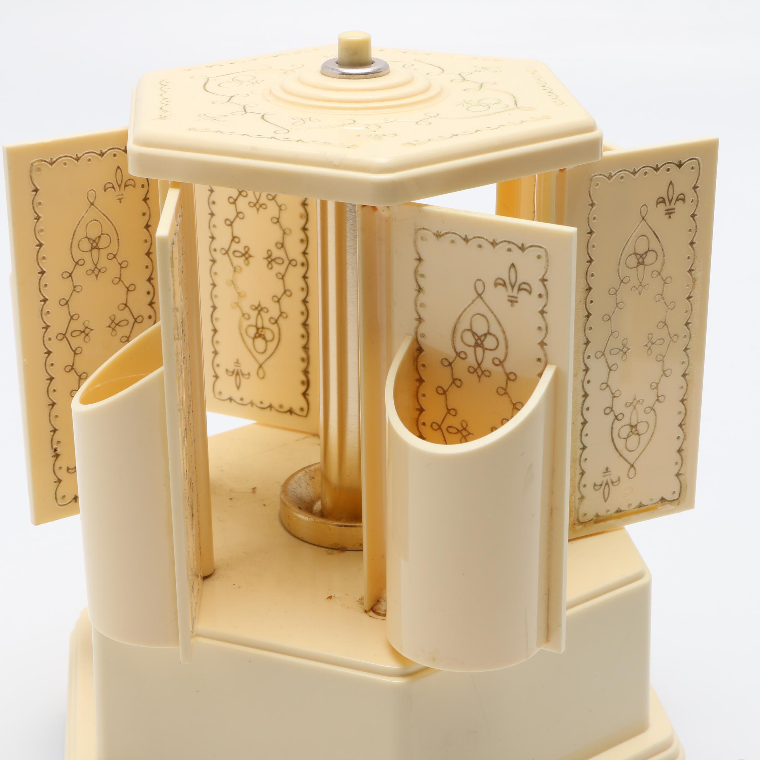 The Roundelay 1950's Cigarette Dispenser Music Box