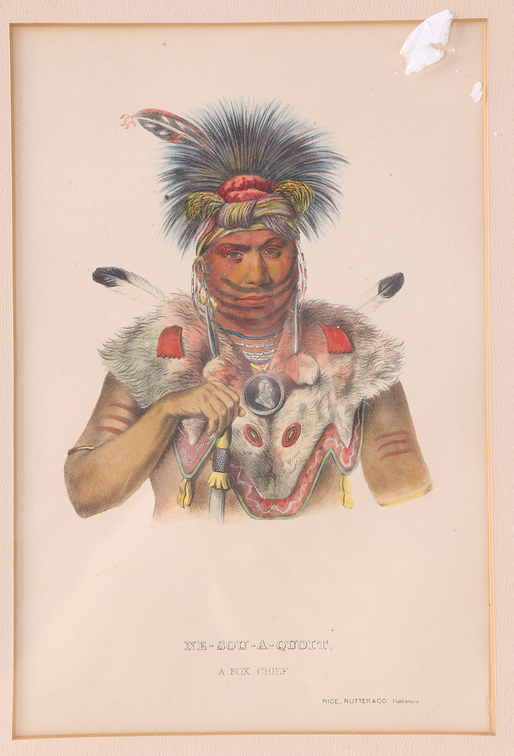 McKenney and Hall Lithographs From "History of The Indian Tribes of North America"