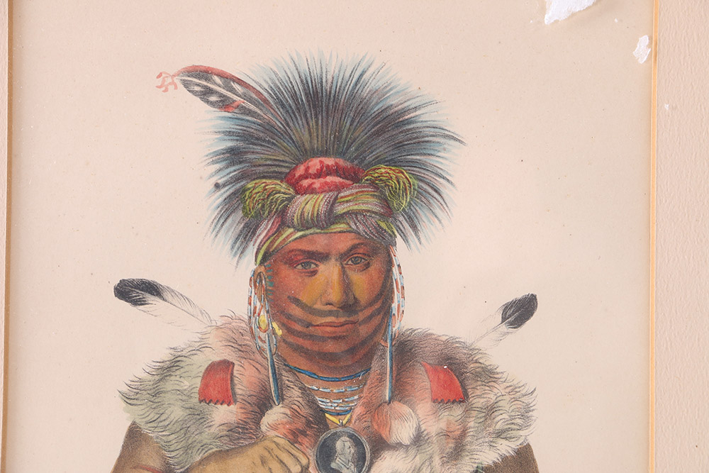 McKenney and Hall Lithographs From "History of The Indian Tribes of North America"