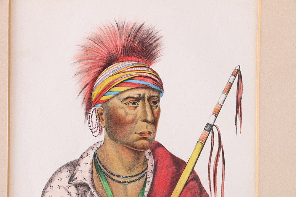 McKenney and Hall Lithographs From "History of The Indian Tribes of North America"