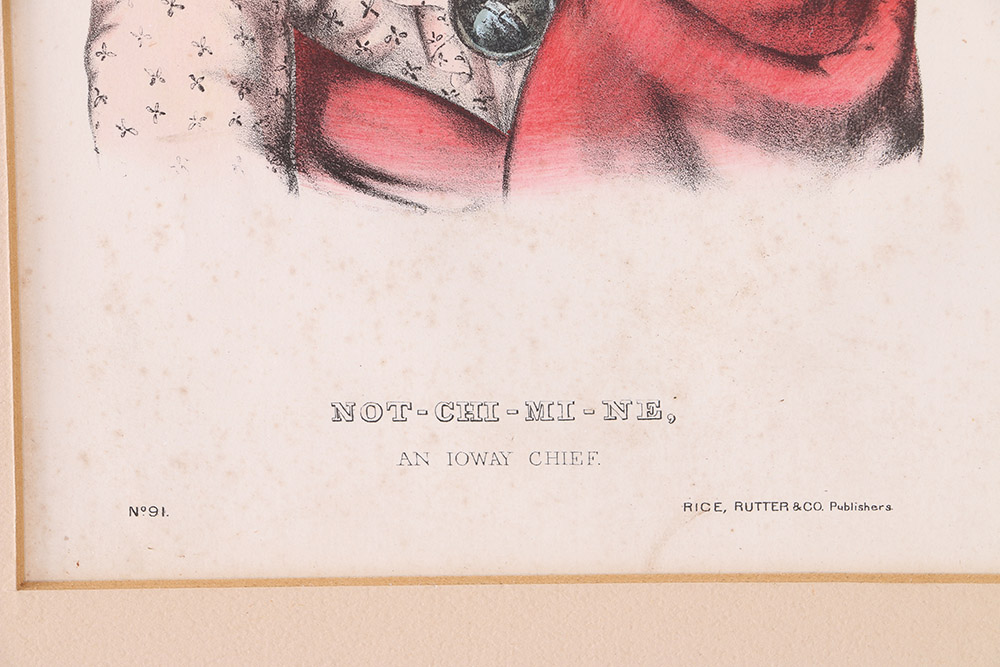 McKenney and Hall Lithographs From "History of The Indian Tribes of North America"