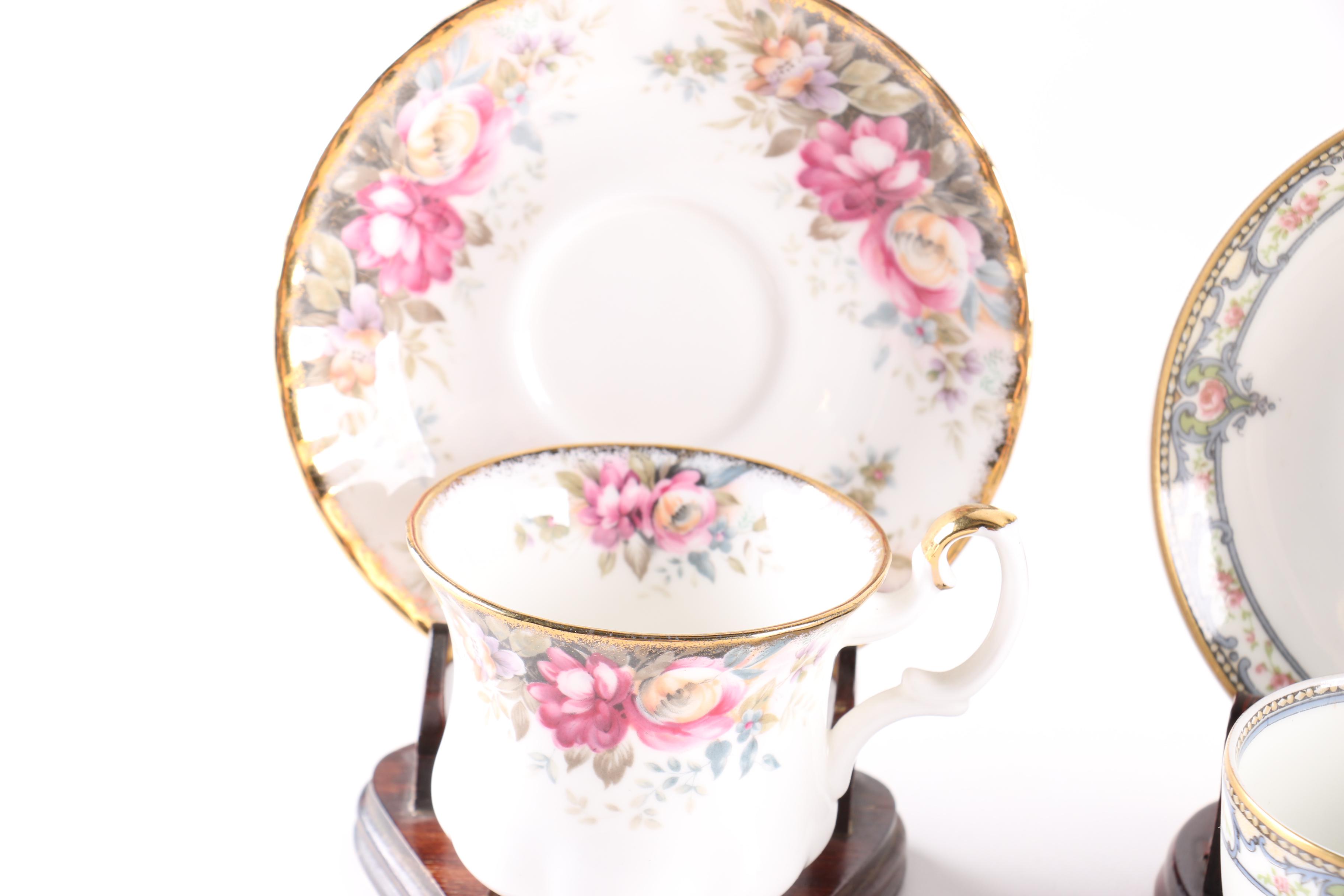 Teacups and Saucer Sets Featuring Haviland