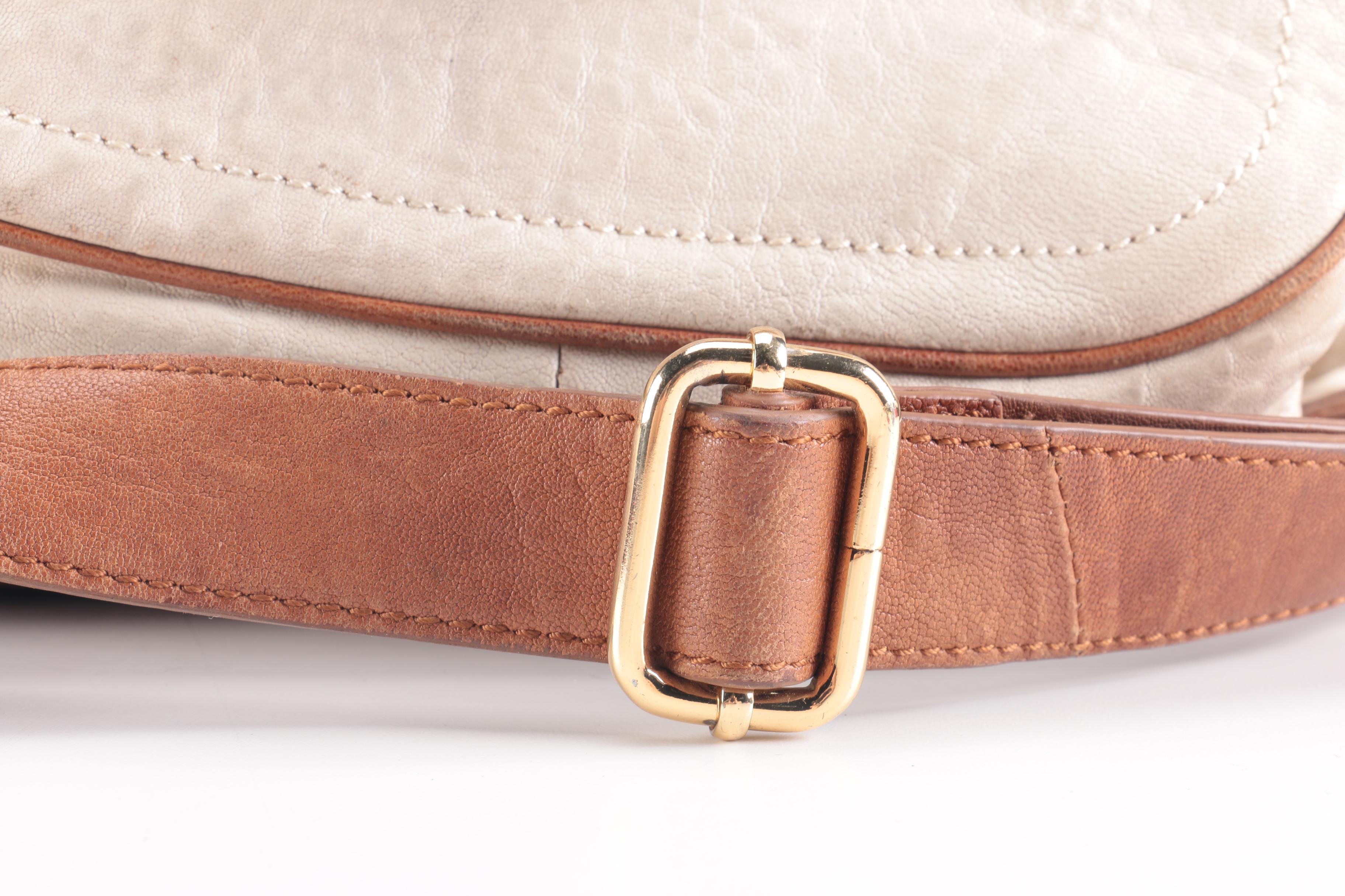 Tory Burch Dual-Tone Leather Handbag