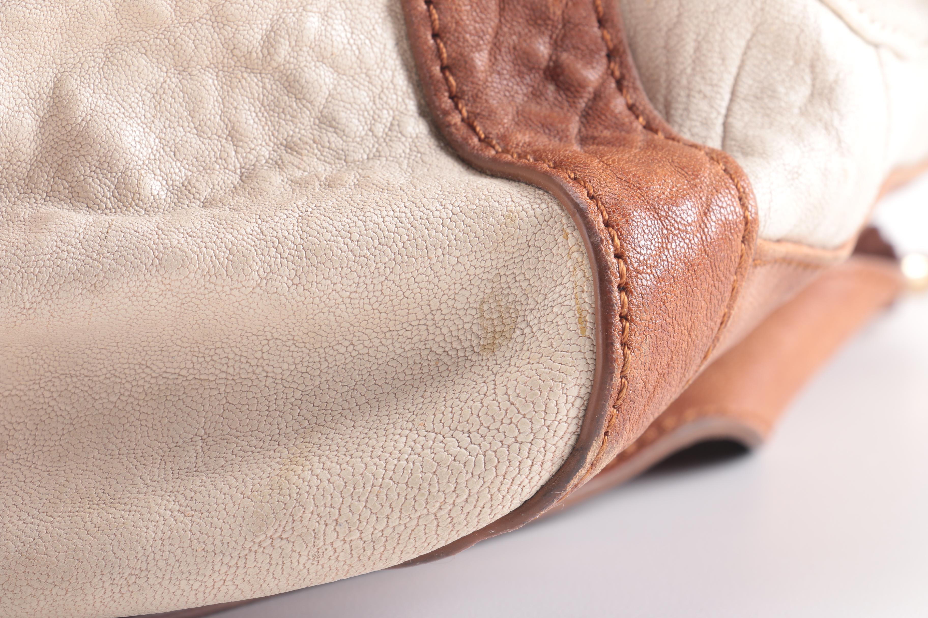 Tory Burch Dual-Tone Leather Handbag