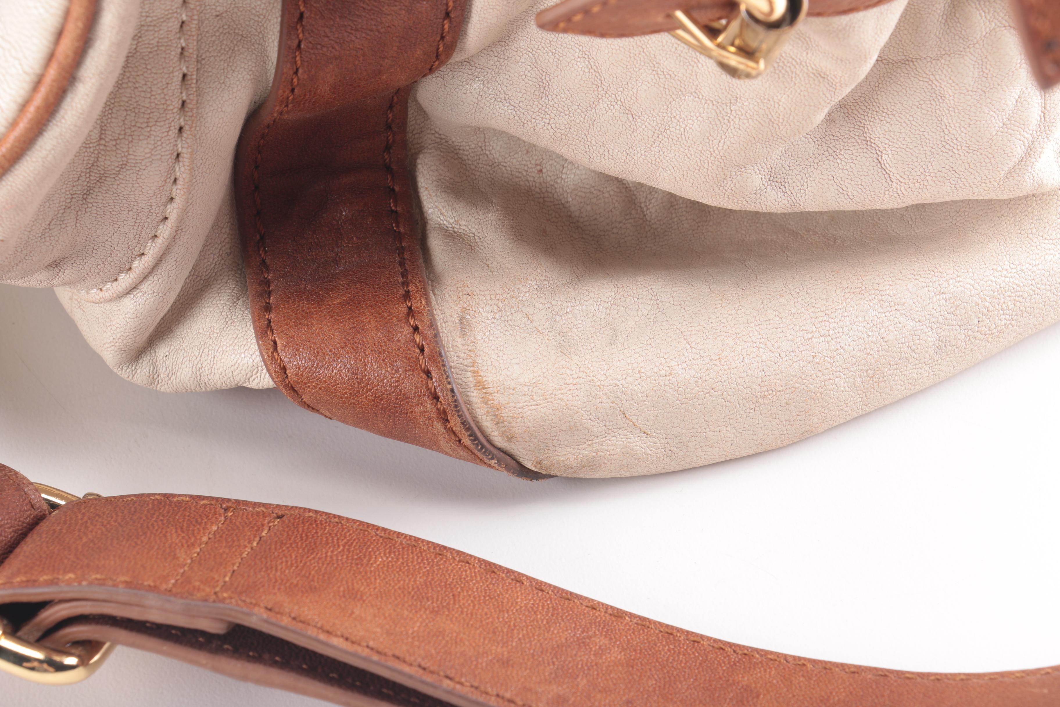 Tory Burch Dual-Tone Leather Handbag