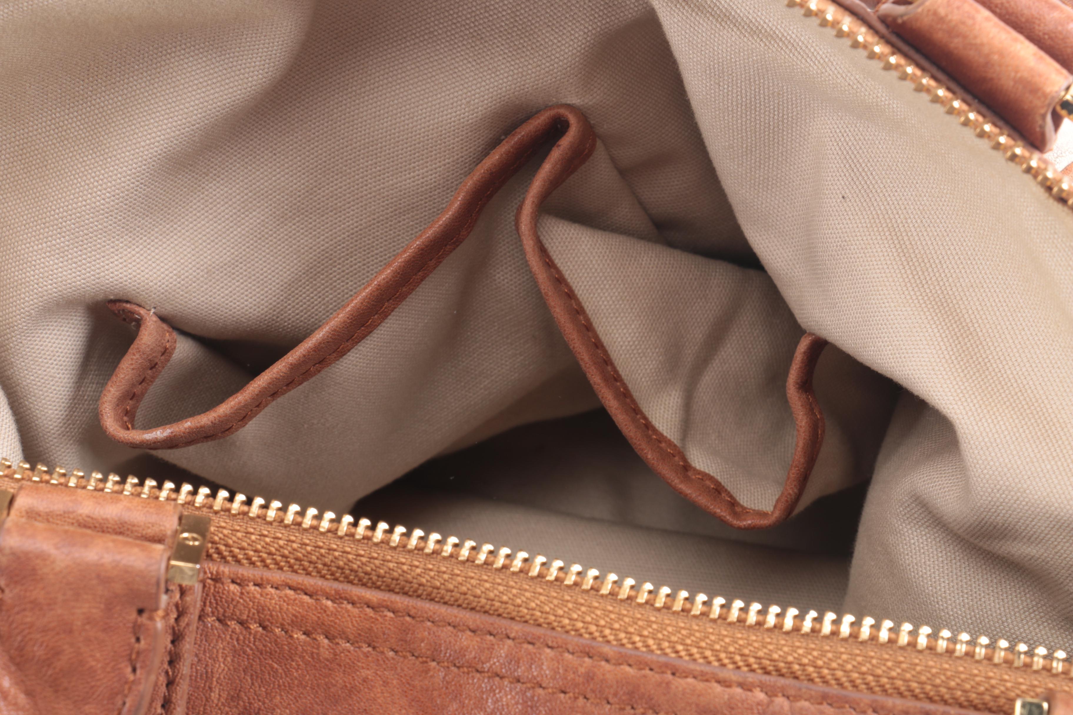 Tory Burch Dual-Tone Leather Handbag