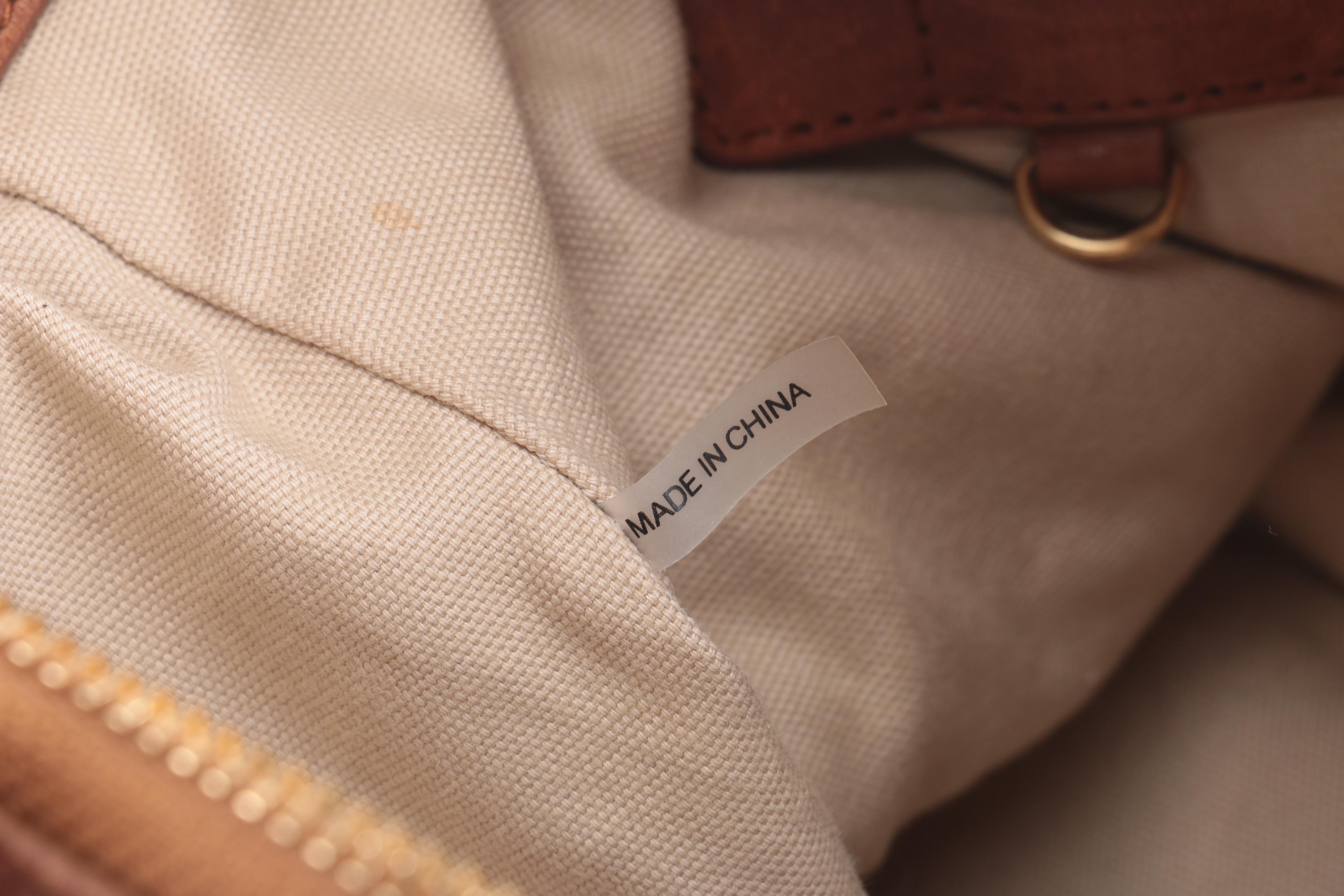 Tory Burch Dual-Tone Leather Handbag