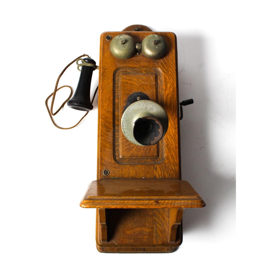 Antique Kellogg Wall Telephone