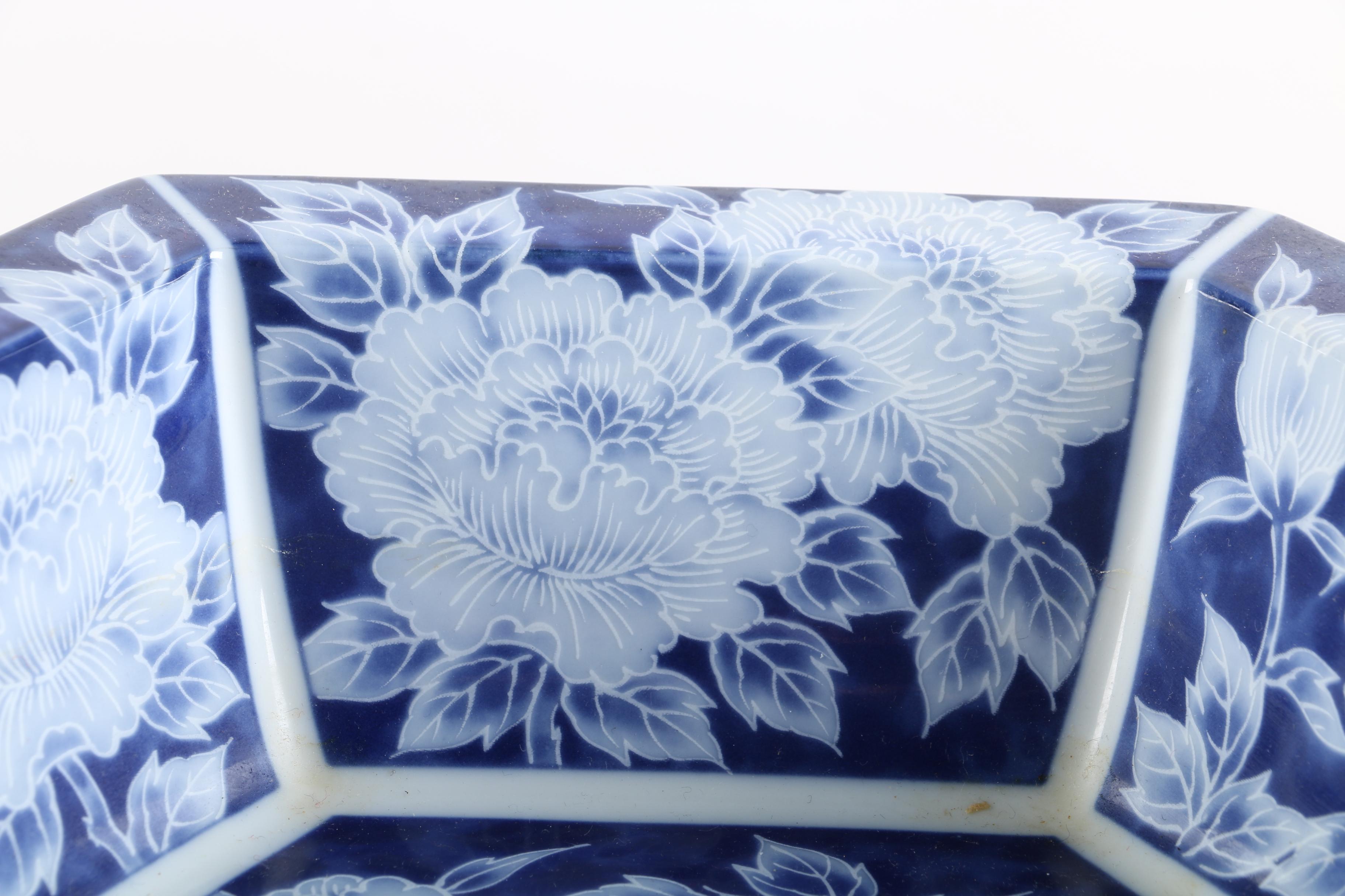 East Asian Blue and White Ceramic Bowls
