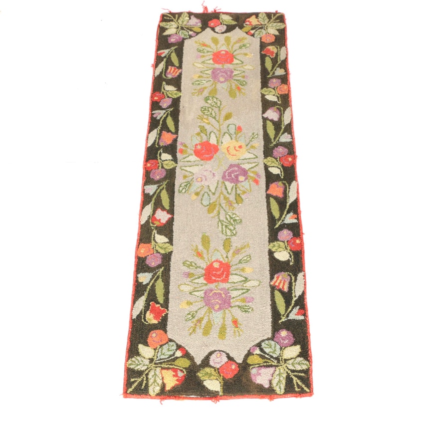 Hooked Floral Carpet Runner