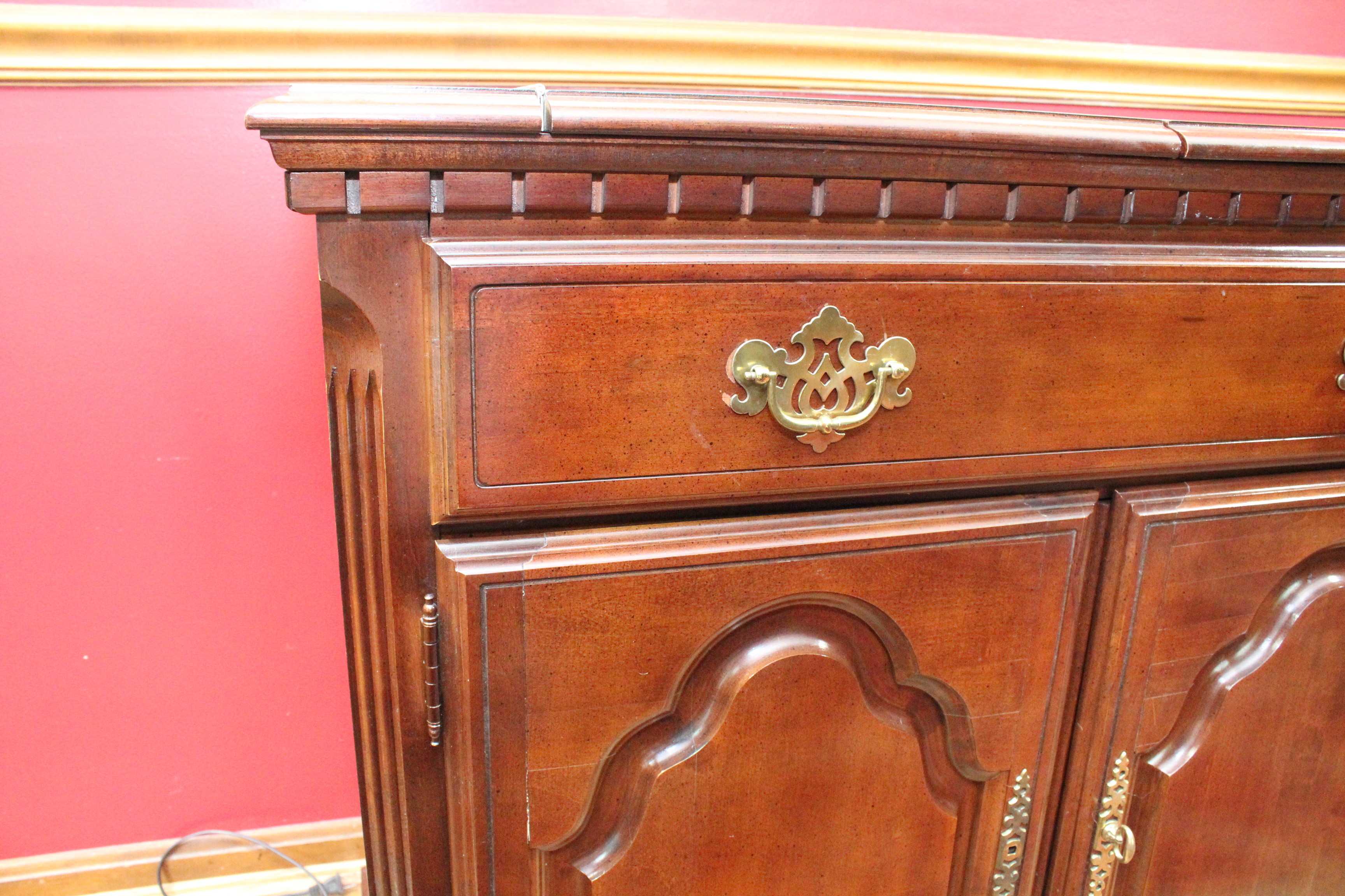 Flip Top Console Cabinet