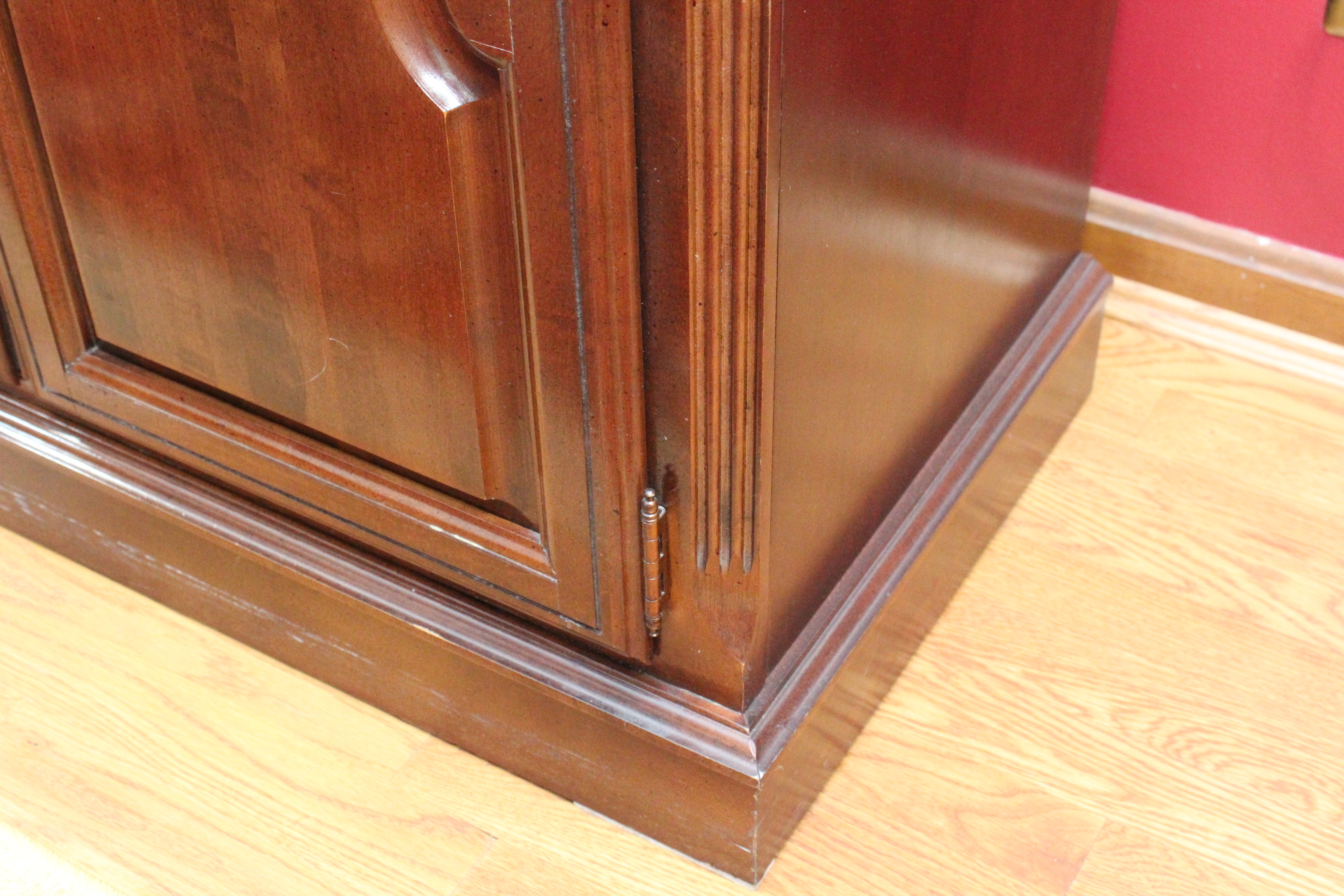 Flip Top Console Cabinet