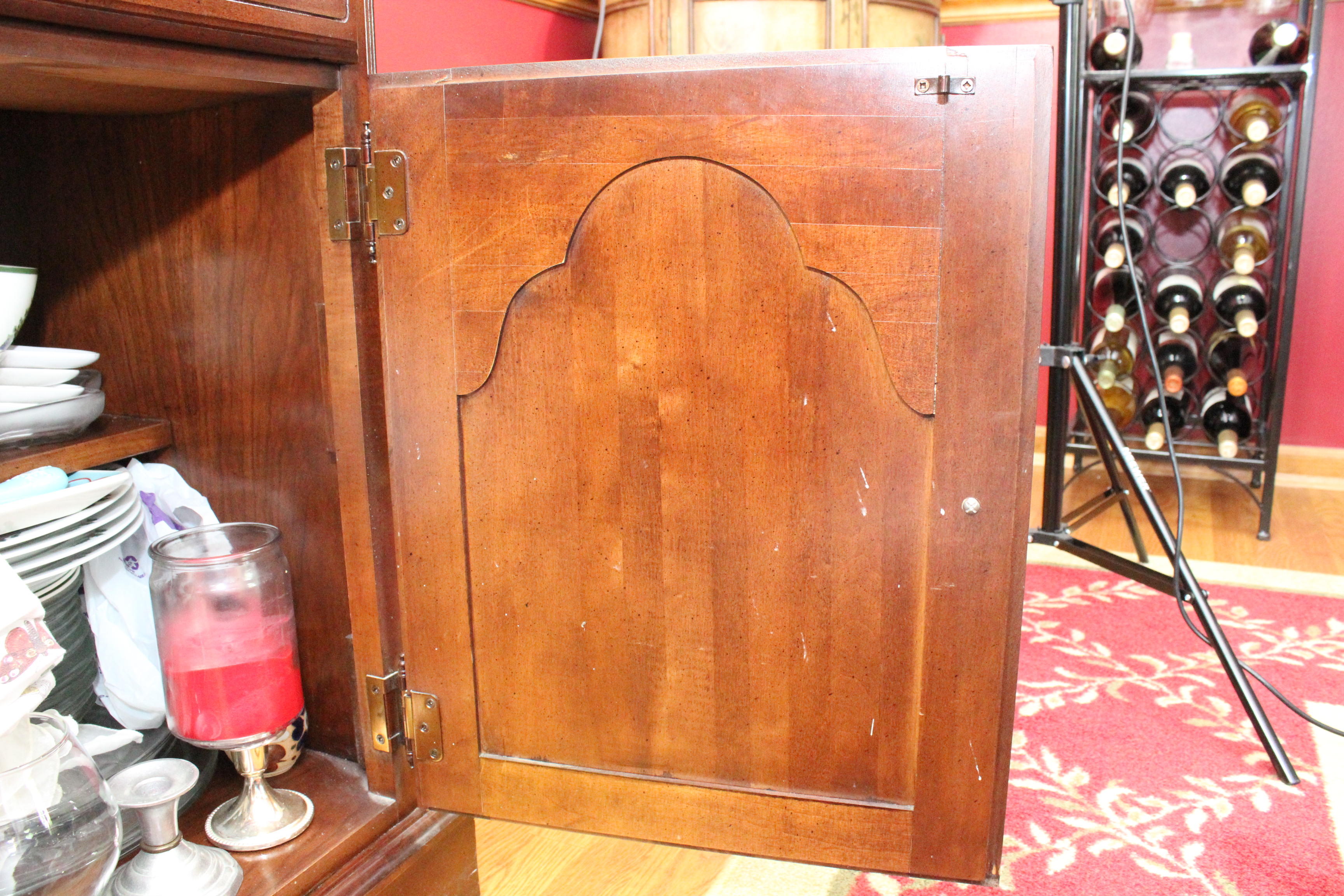 Flip Top Console Cabinet