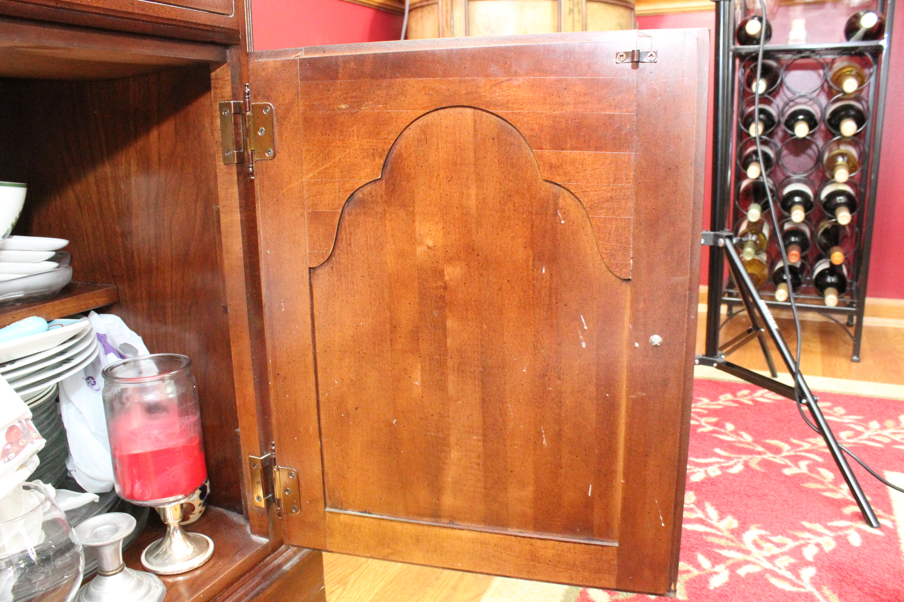 Flip Top Console Cabinet