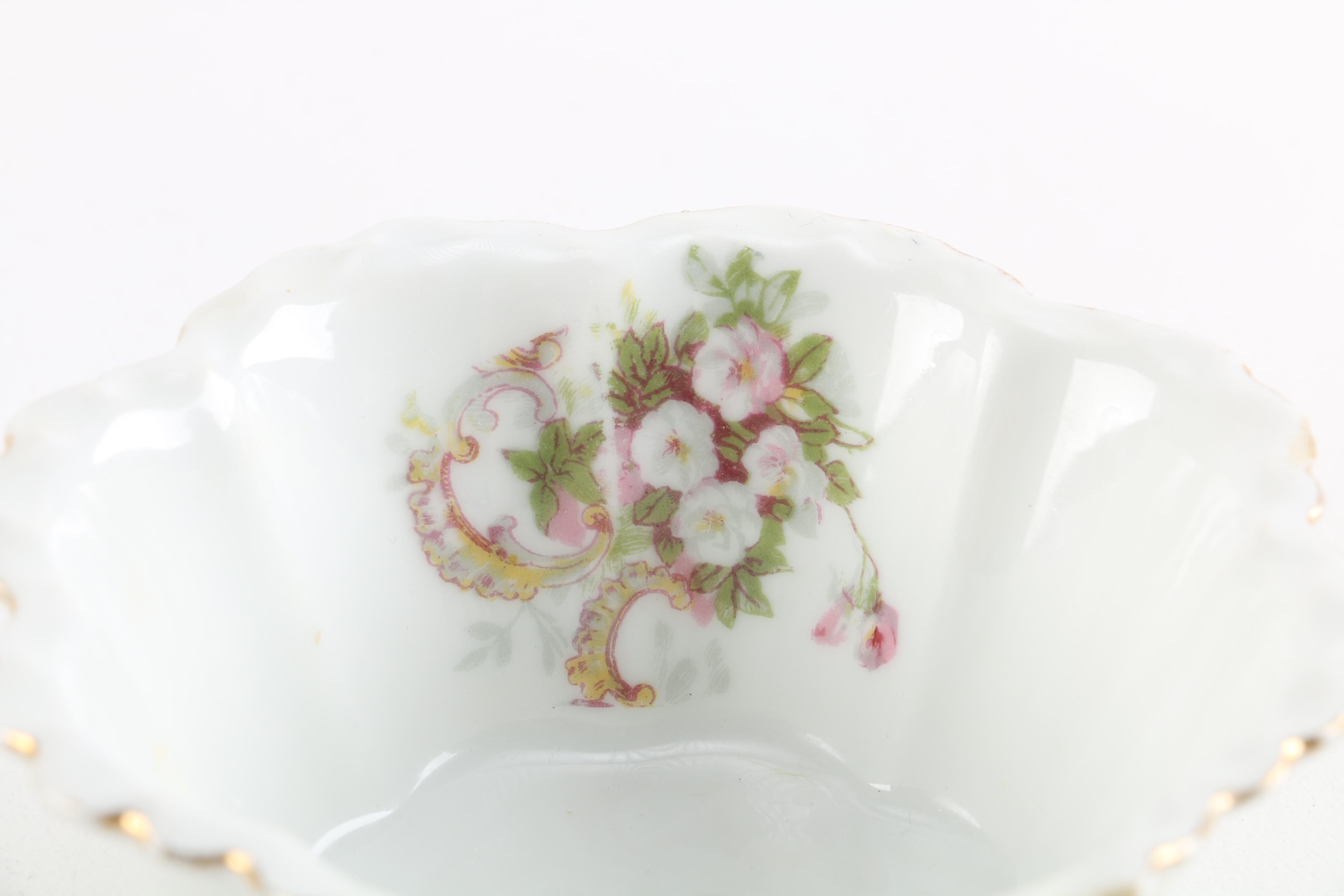 E. Gerard et Dufraisseix French Porcelain Bowl Set