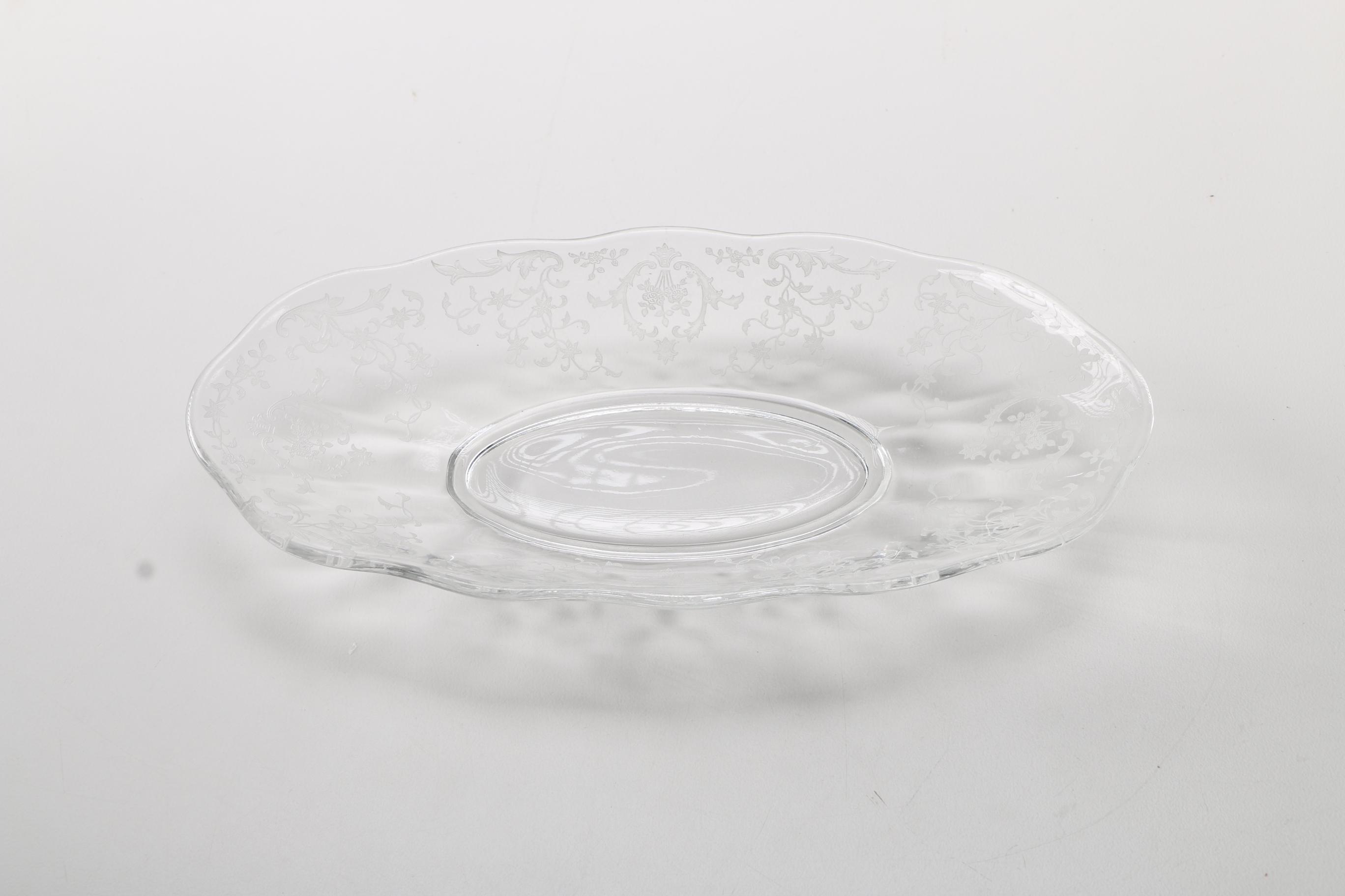 Etched Glass Tableware