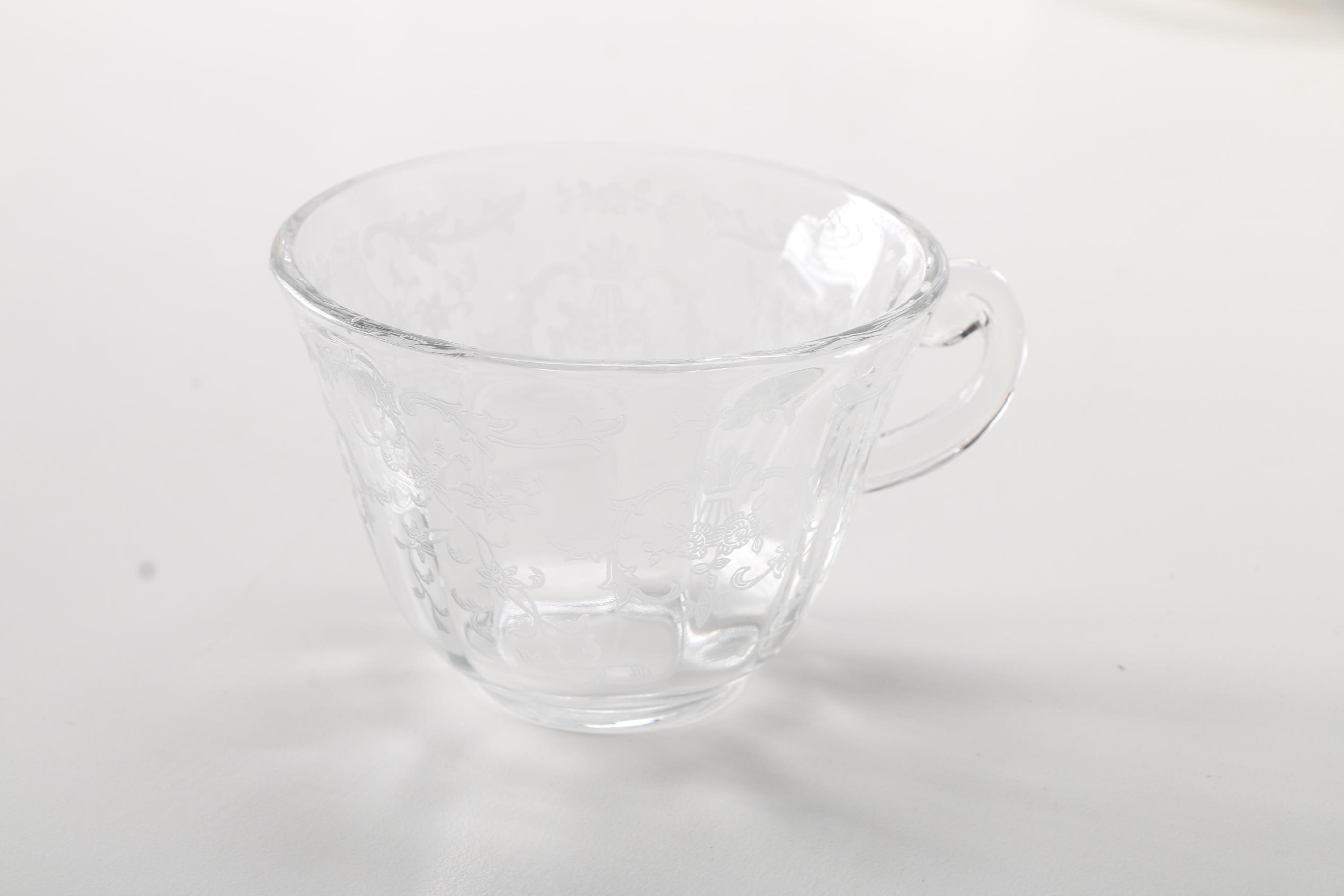 Etched Glass Tableware