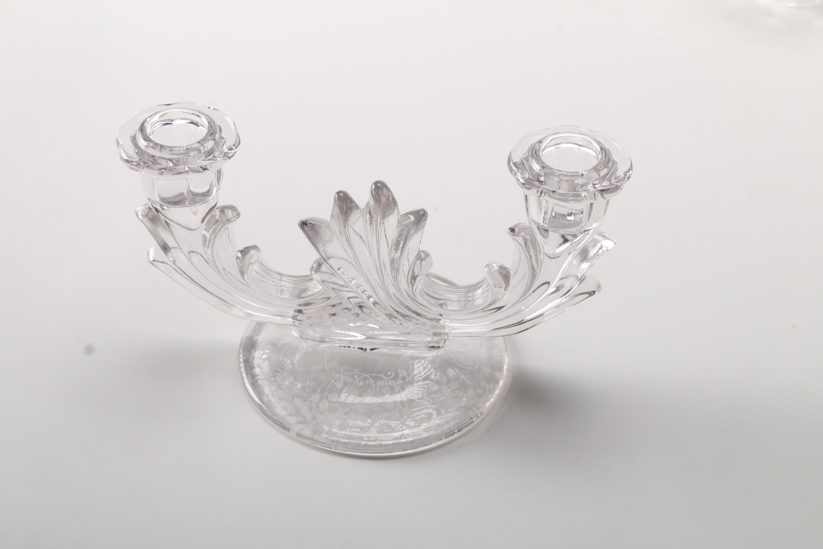 Etched Glass Tableware