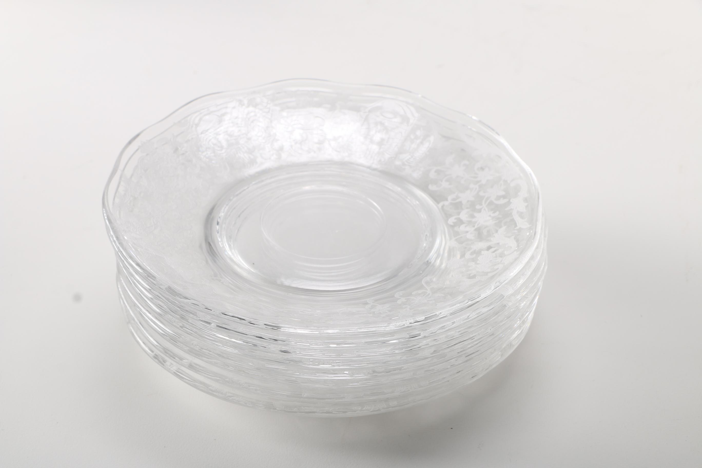 Etched Glass Tableware