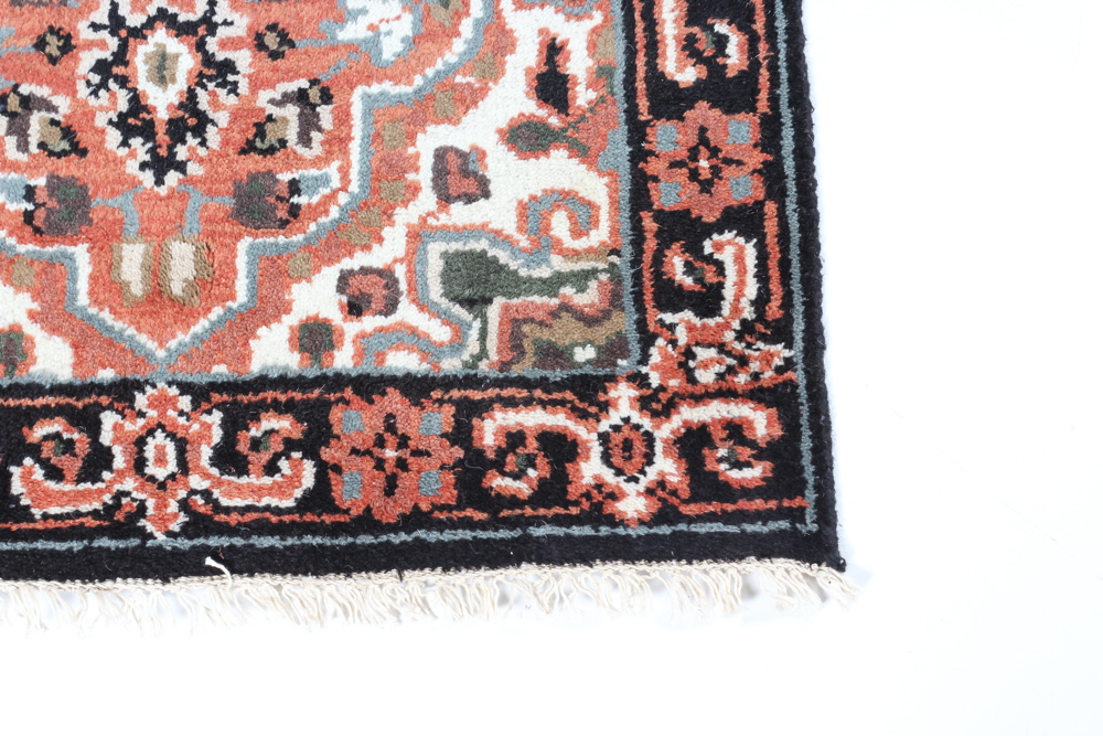 Hand Knotted Indo-Persian Heriz Style Carpet Runner