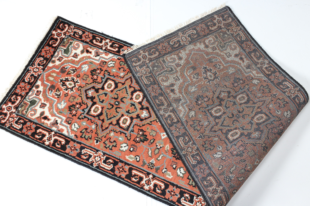 Hand Knotted Indo-Persian Heriz Style Carpet Runner