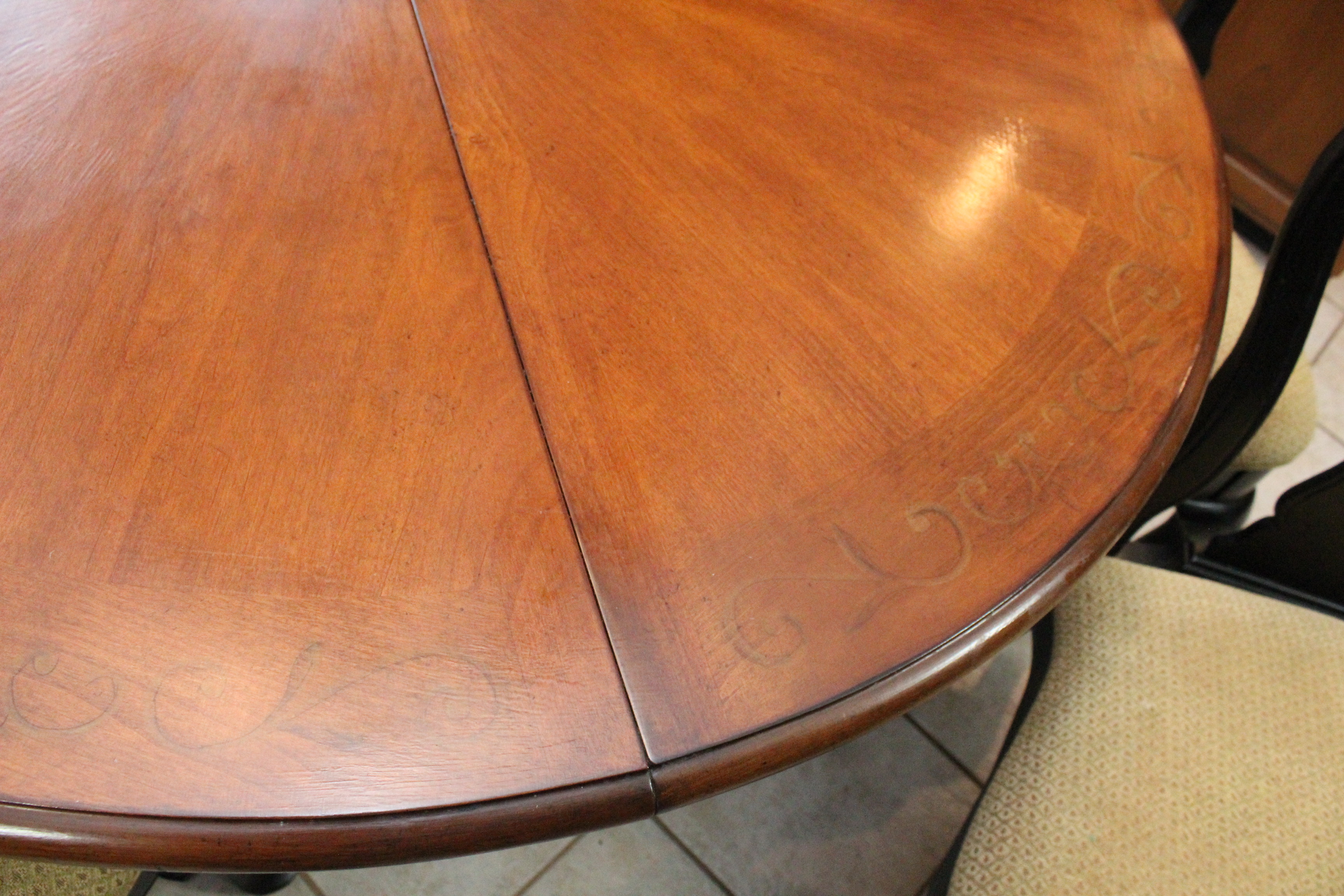Round Leaf Wooden Table and Chairs by A.R.T. Furniture