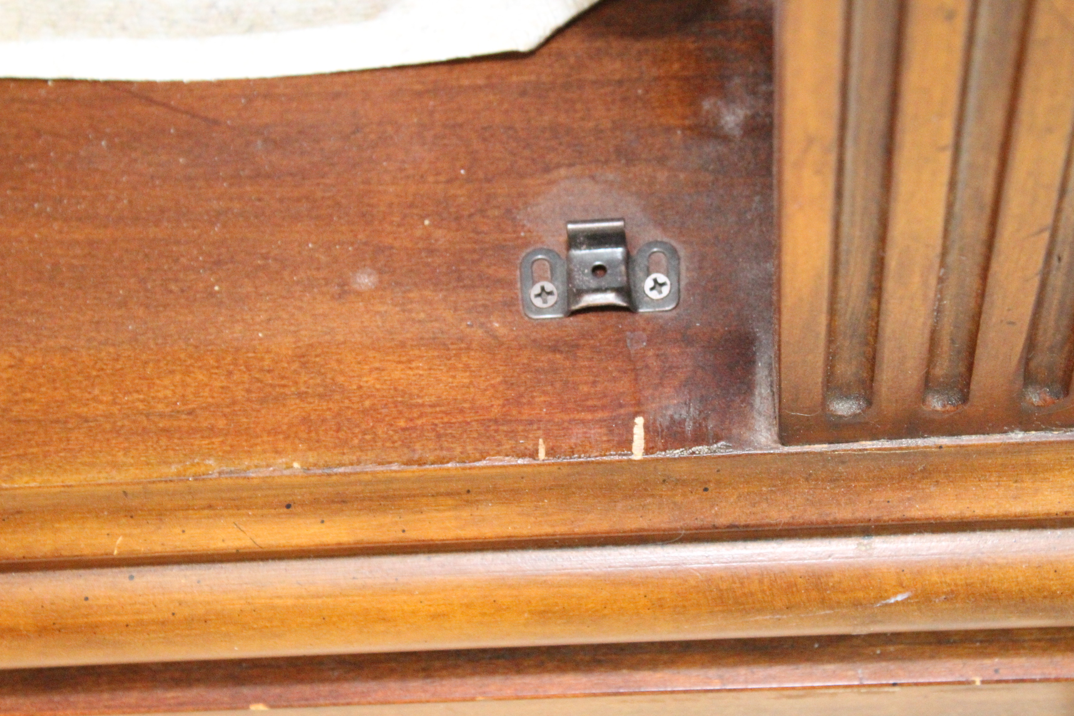 Walnut Stained China Cabinet and Buffet