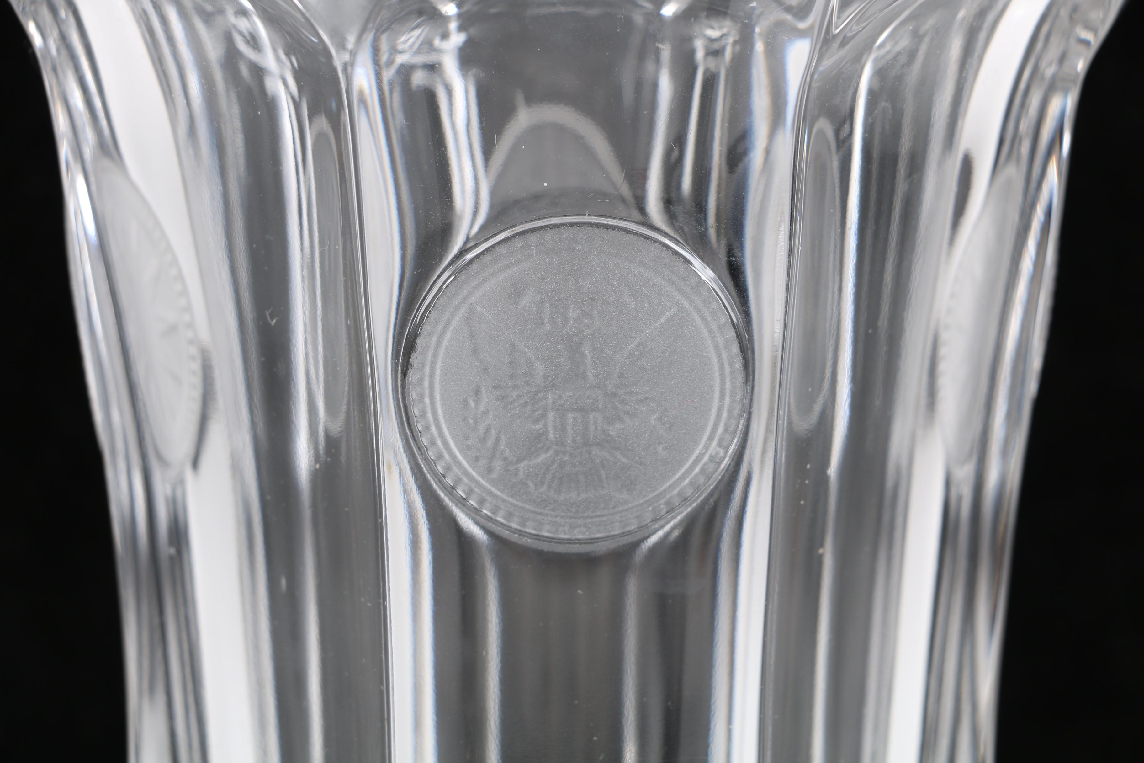 Fostoria "Coin Glass Clear" Footed Urn with Lid