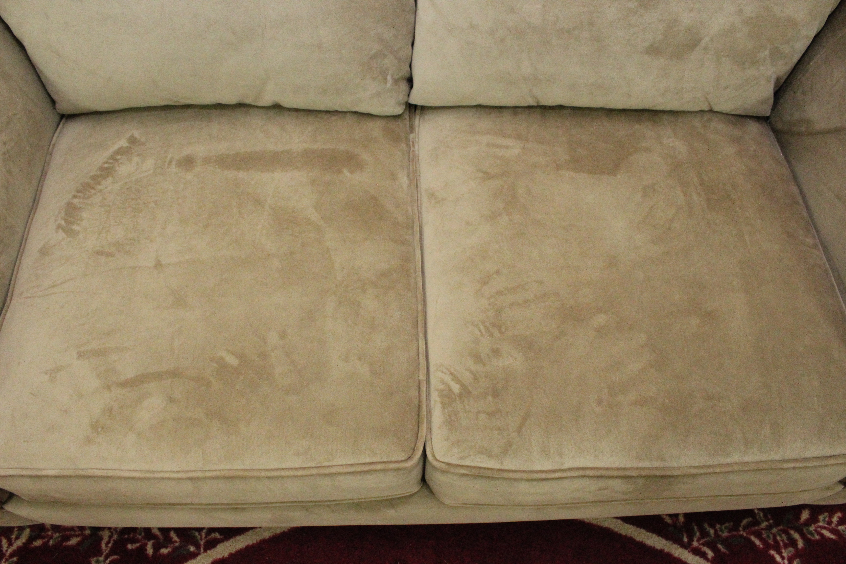 Suede Love Seat Sofa