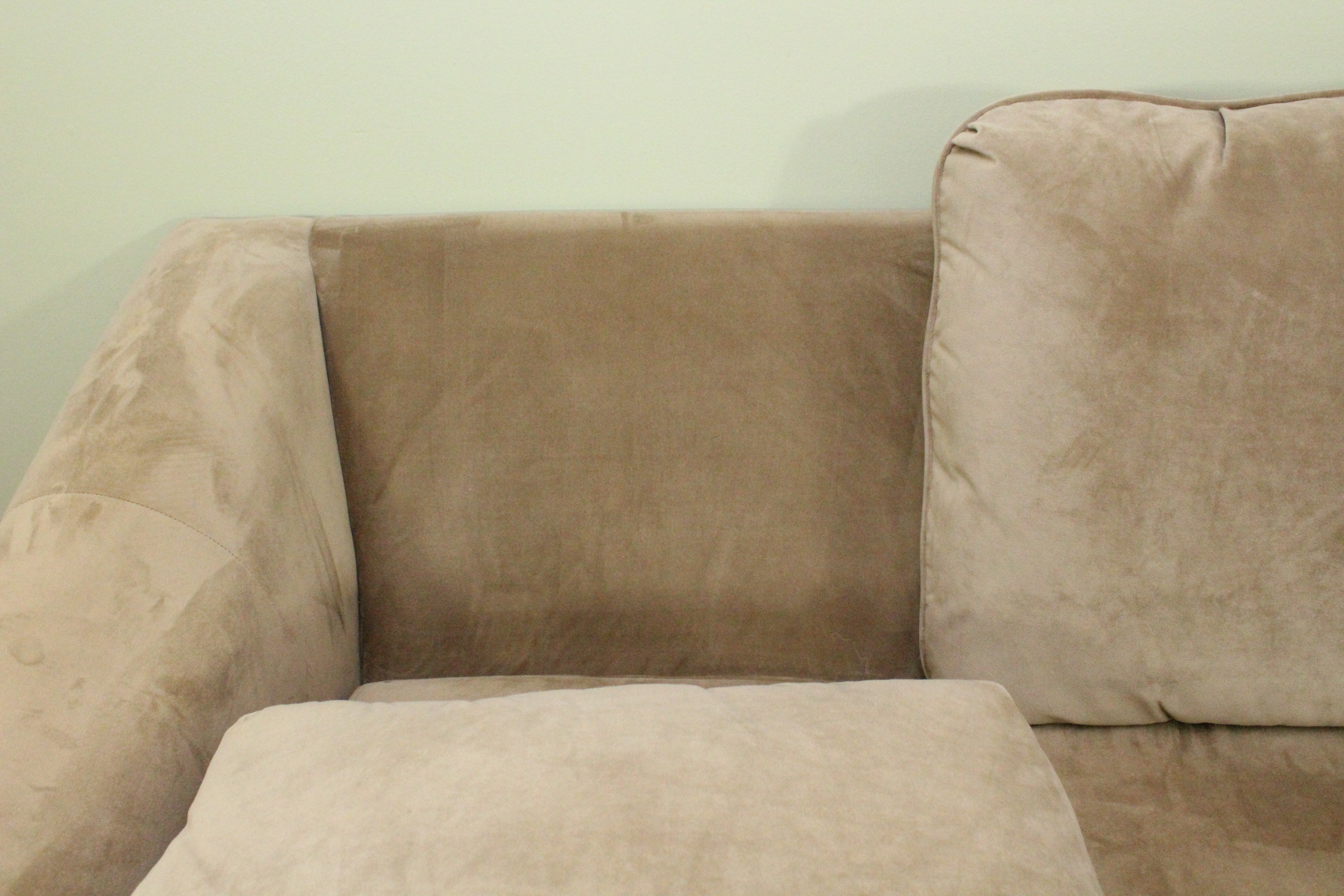 Suede Love Seat Sofa