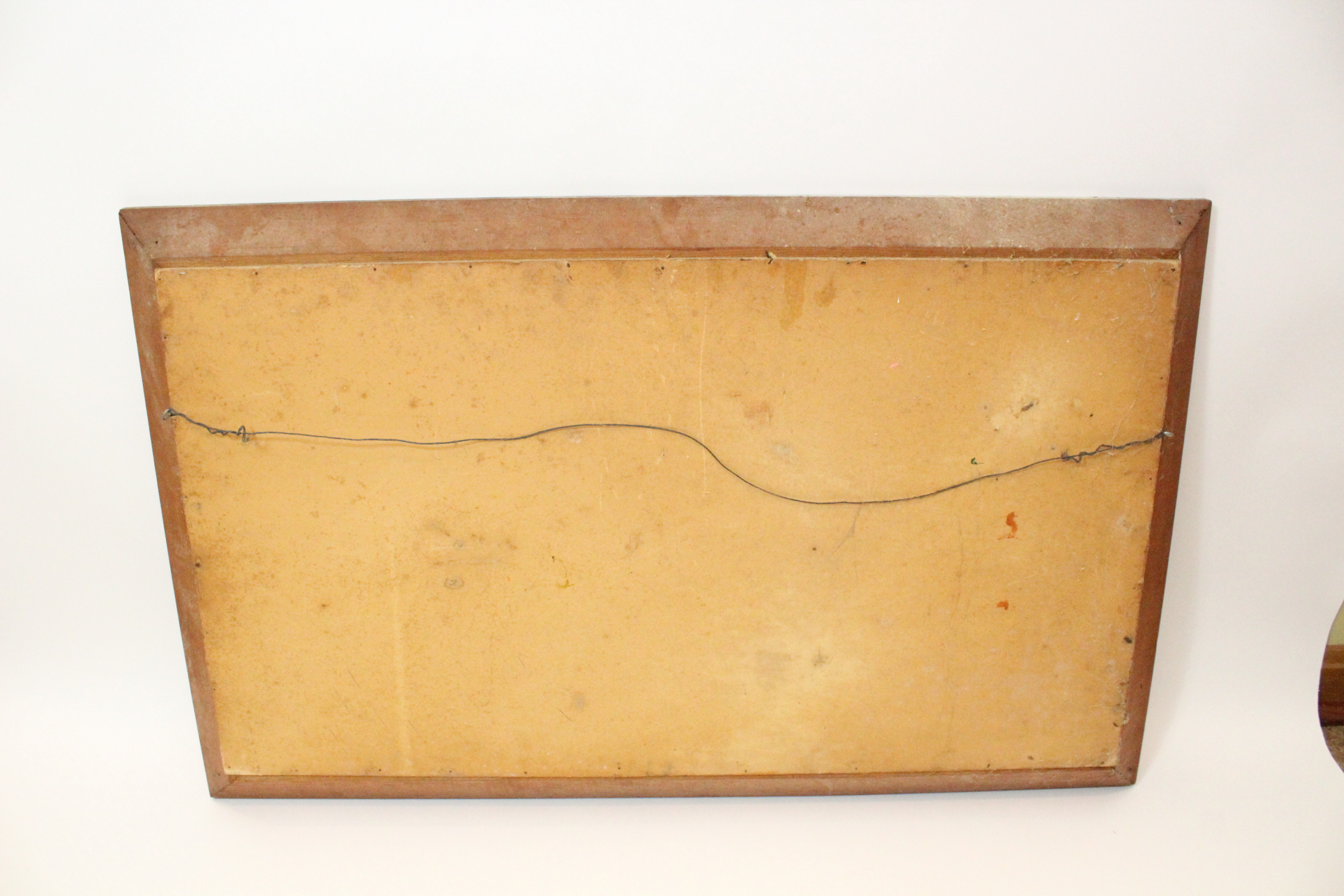 Framed Landscape Painting on Board