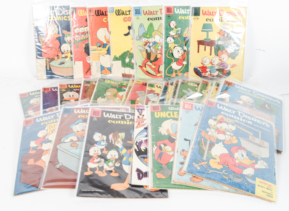Mid 20th Century Collection of Disney Comic Books