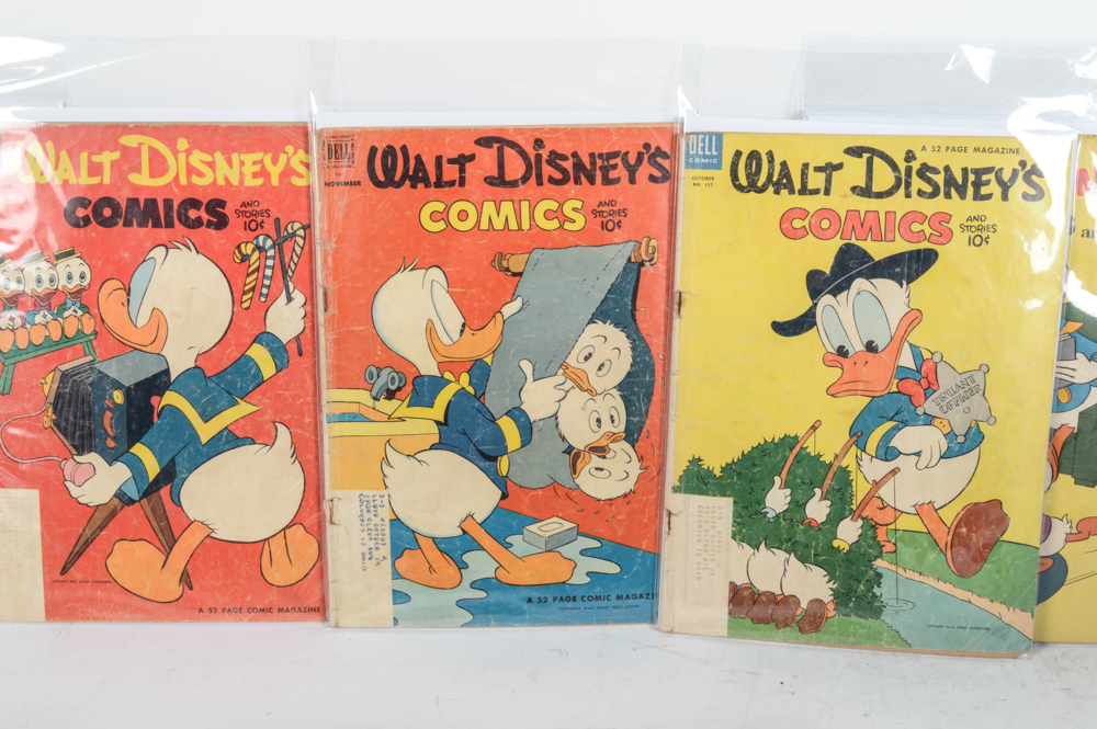 Mid 20th Century Collection of Disney Comic Books