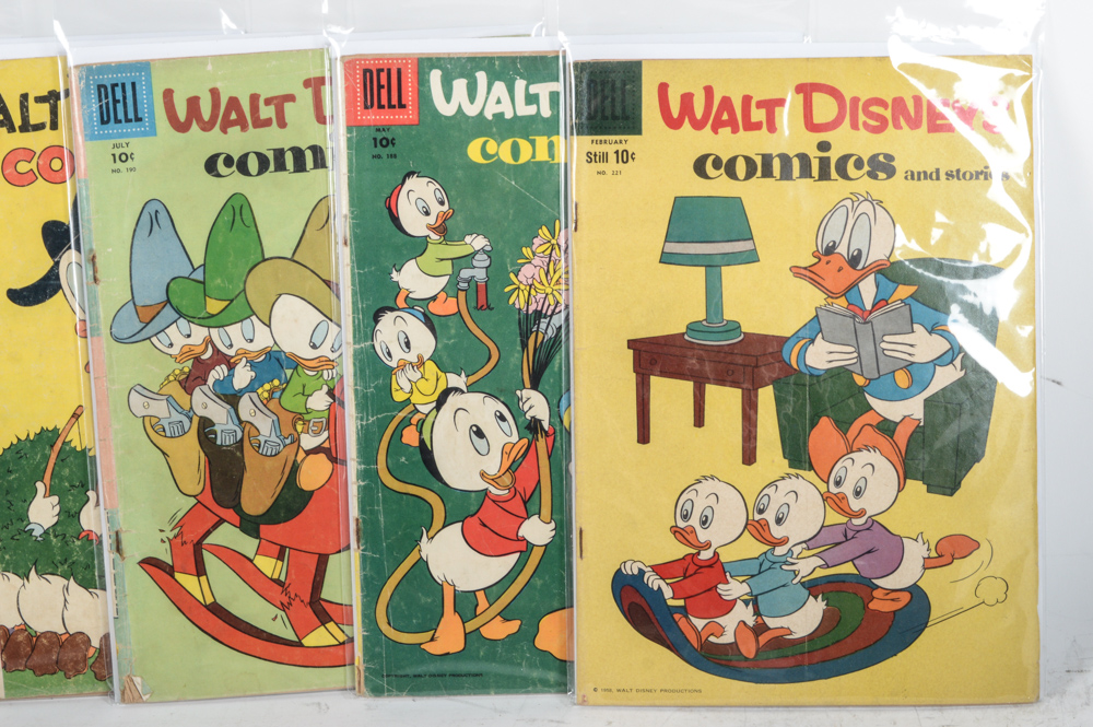Mid 20th Century Collection of Disney Comic Books