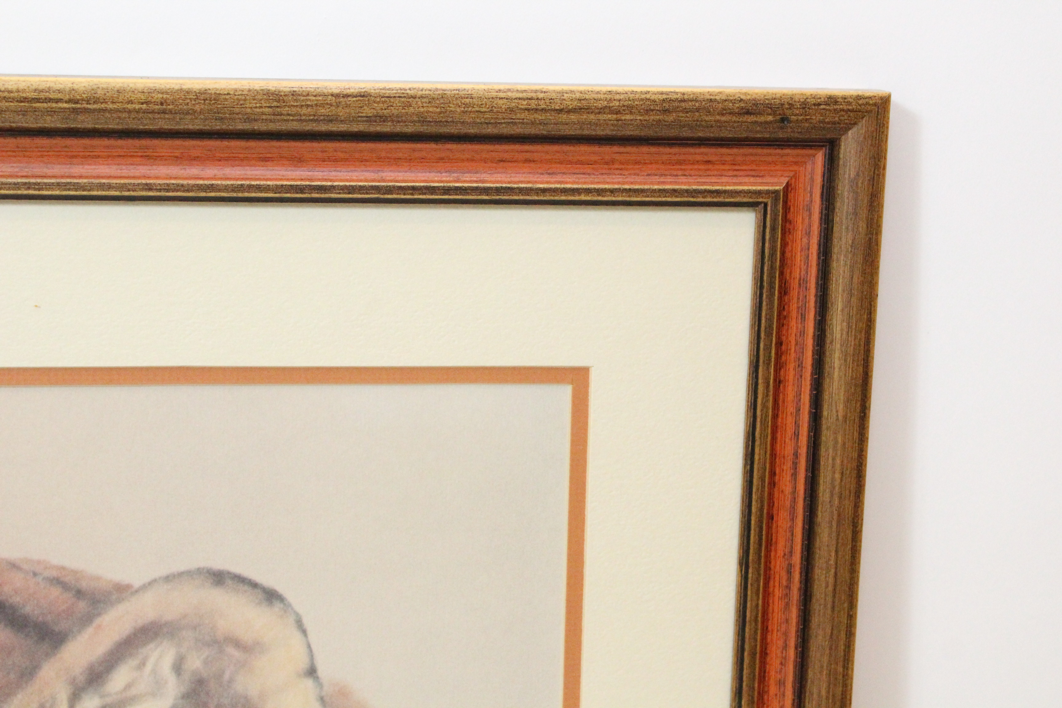 Signed Harold Rigsby Limited Edition Lithograph "Siberian Tiger"