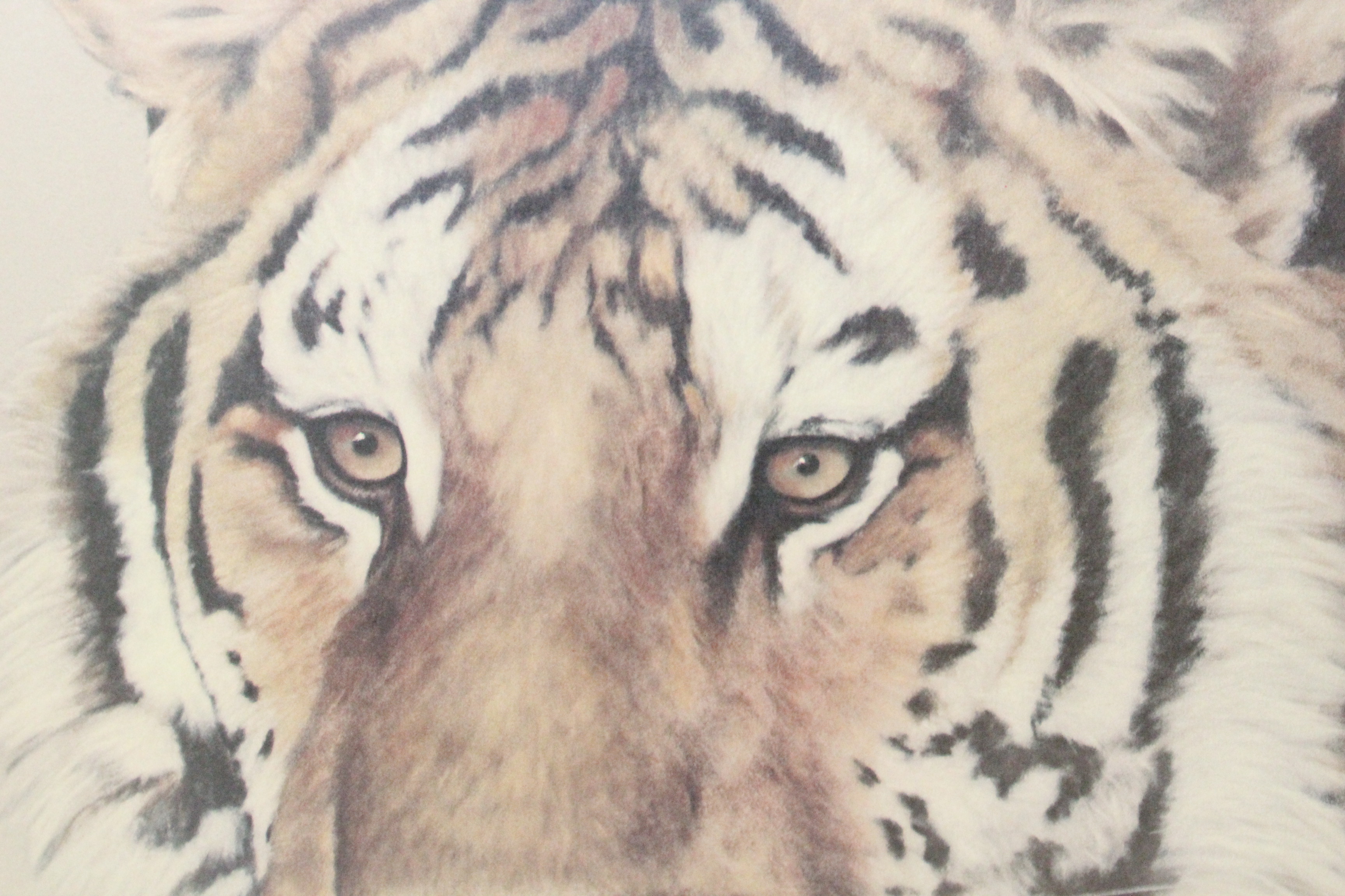 Signed Harold Rigsby Limited Edition Lithograph "Siberian Tiger"