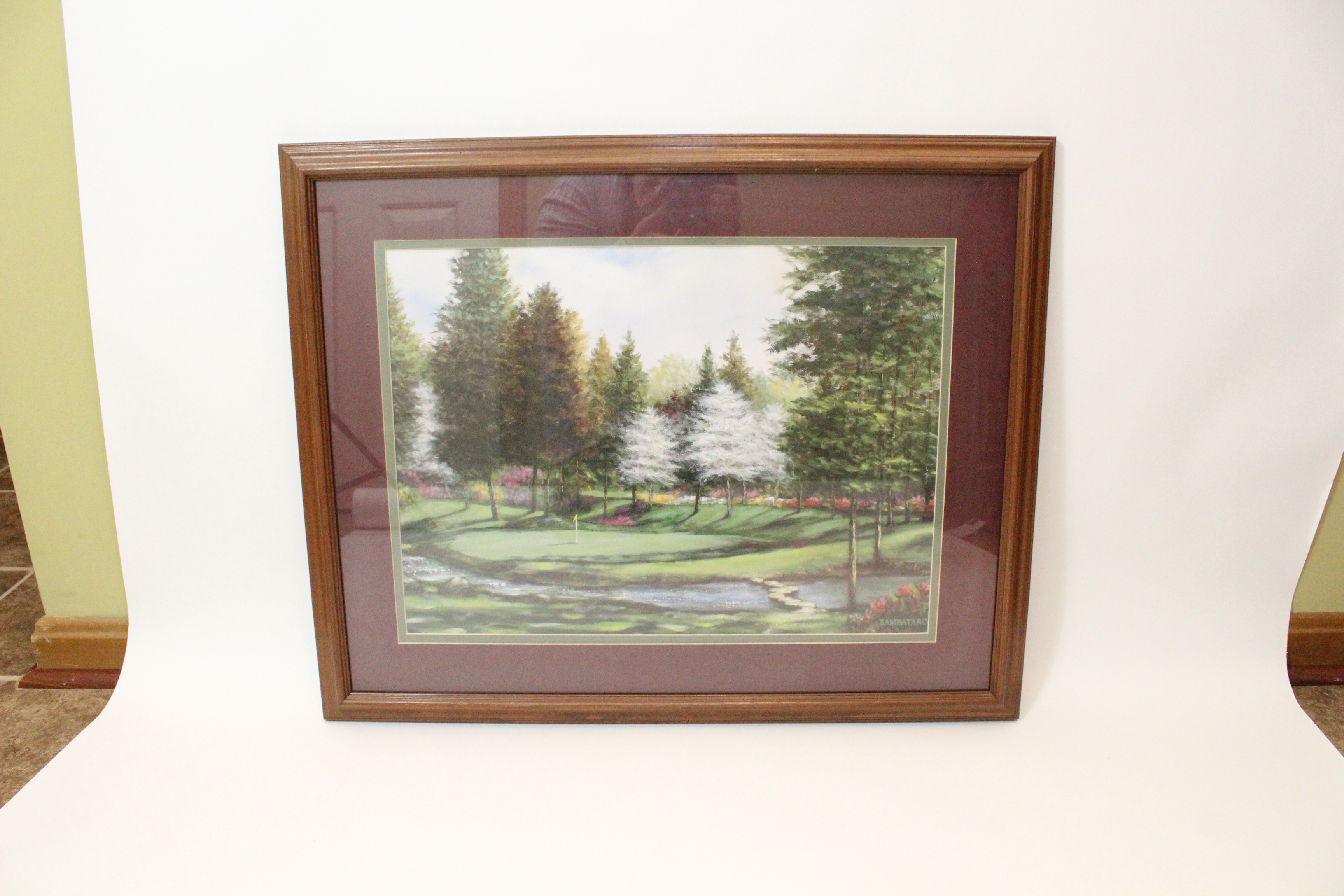 Joe Sambataro Offset Lithograph "Par 3 By The Stream"