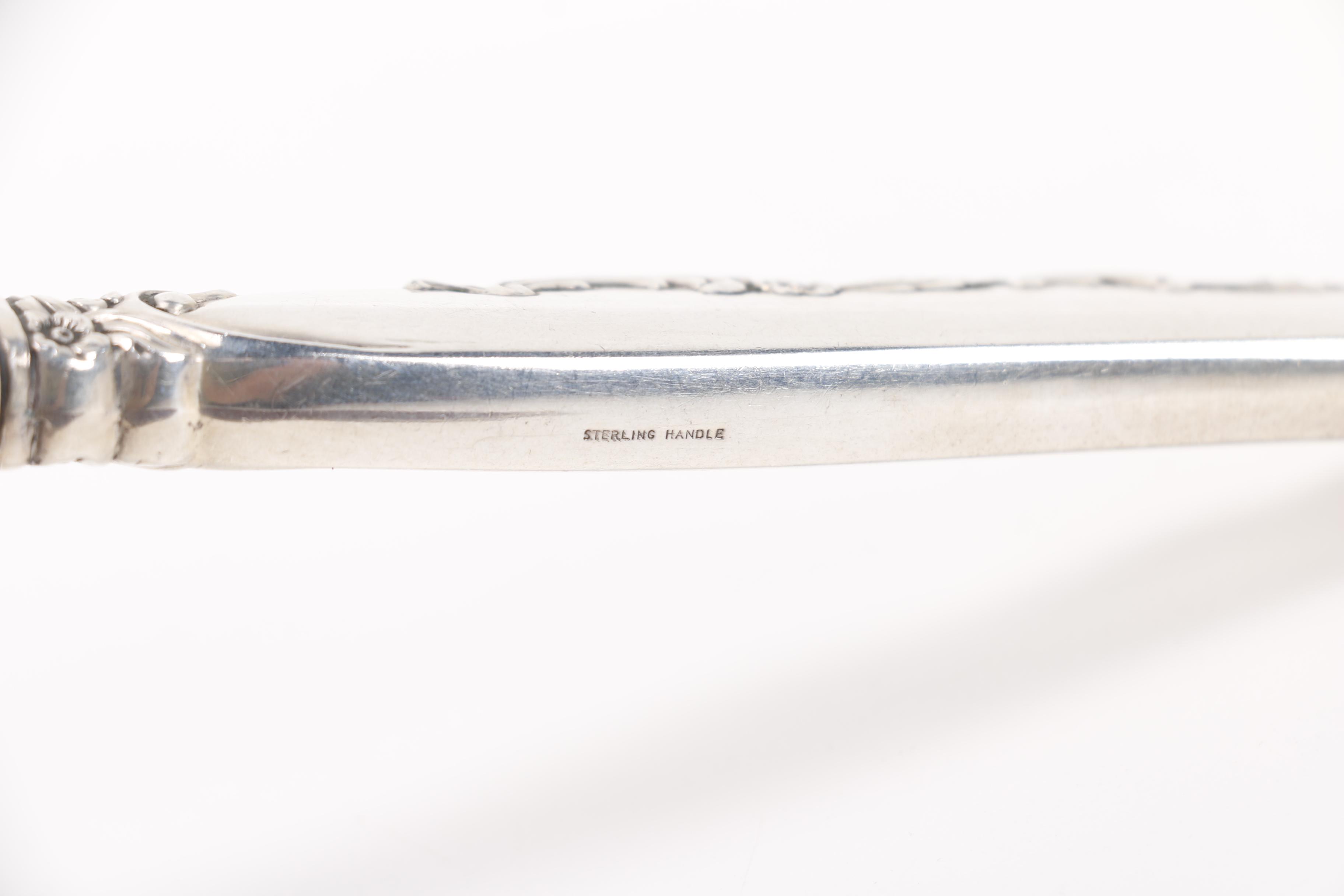 Oneida "Flower Lane" Sterling Silver Flatware Set